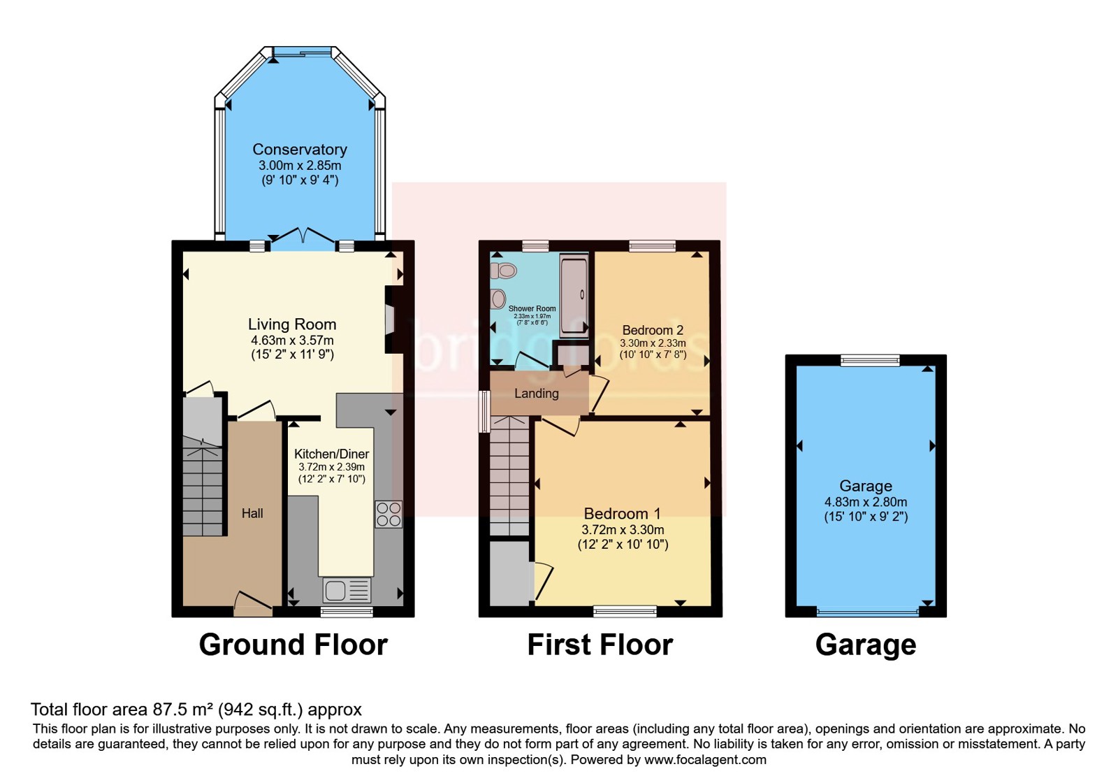 11, Ridley Close, Crewe floorplan