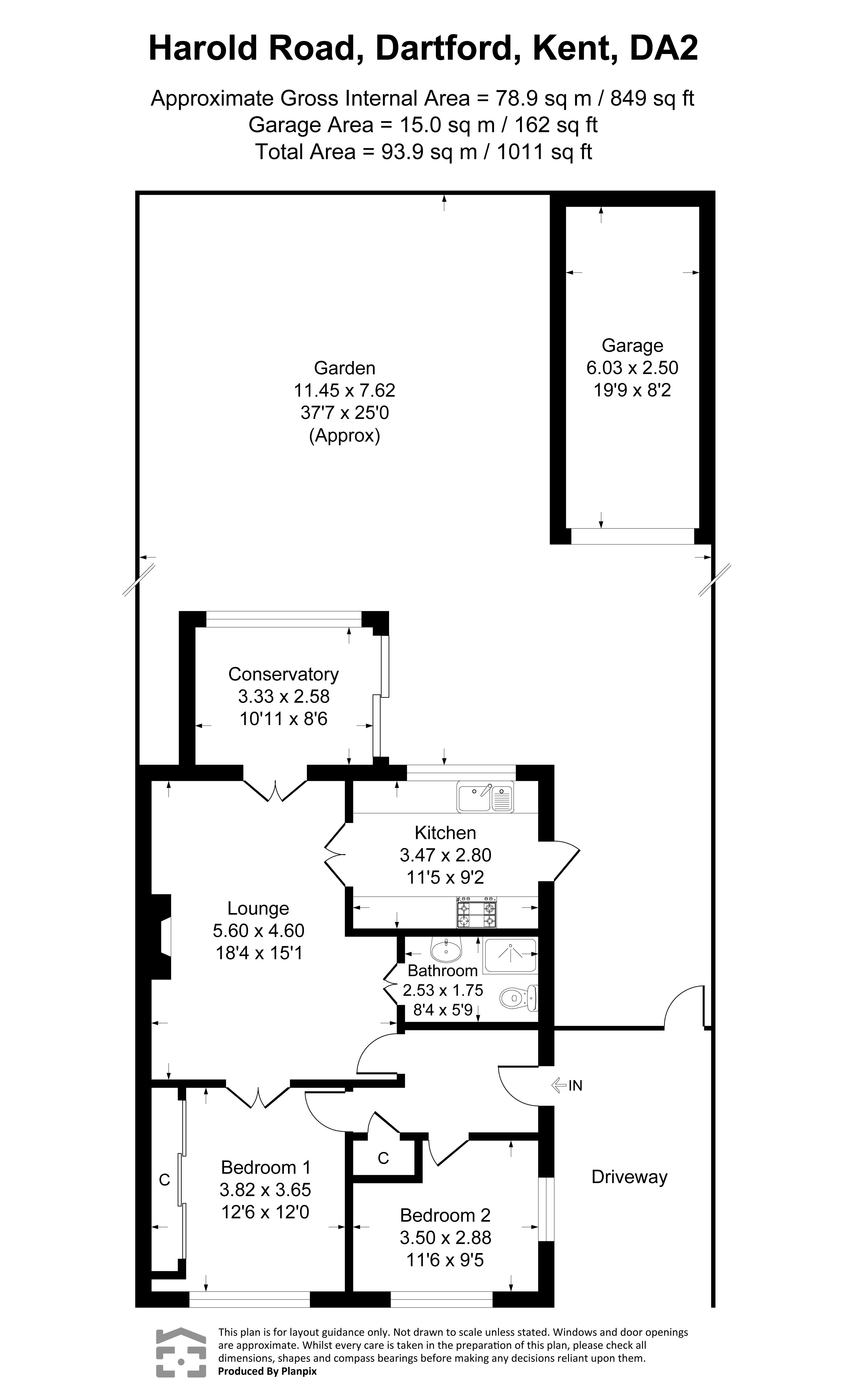 21, Harold Road, Kent floorplan