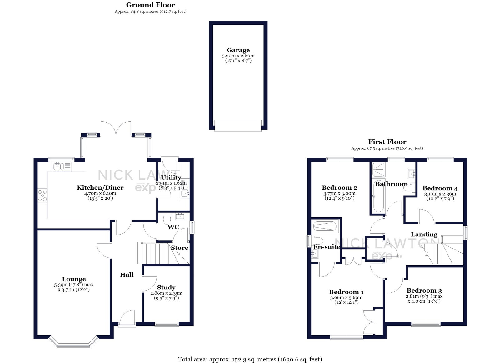 72, Elderberry Way, Rainworth floorplan