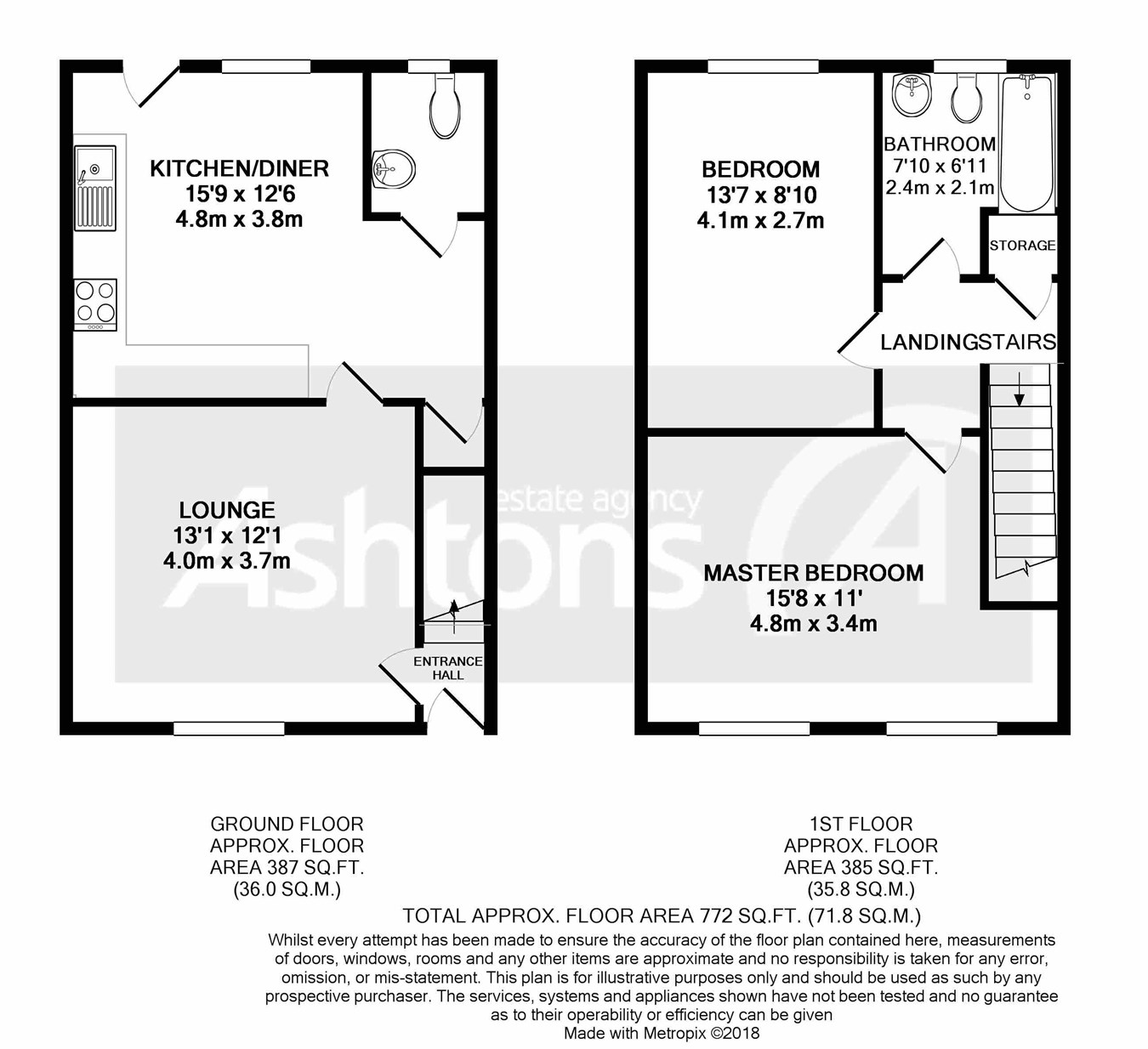 2 Bedrooms Terraced house for sale in Nook Lane, Warrington WA4