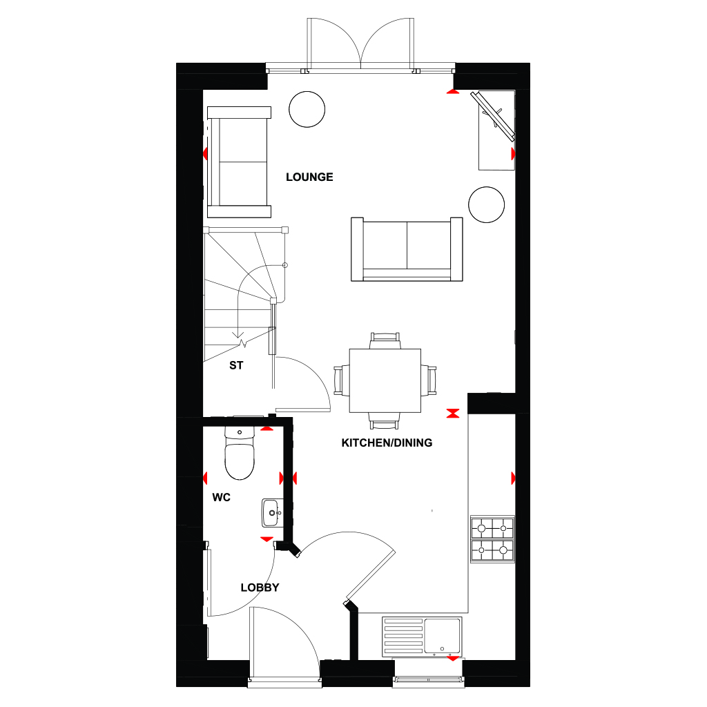 Plot 100, Pebble Walk, Hayling Island floorplan