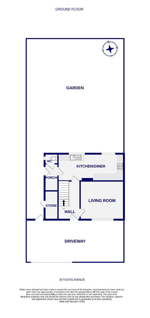 Tostig Avenue, York floorplan