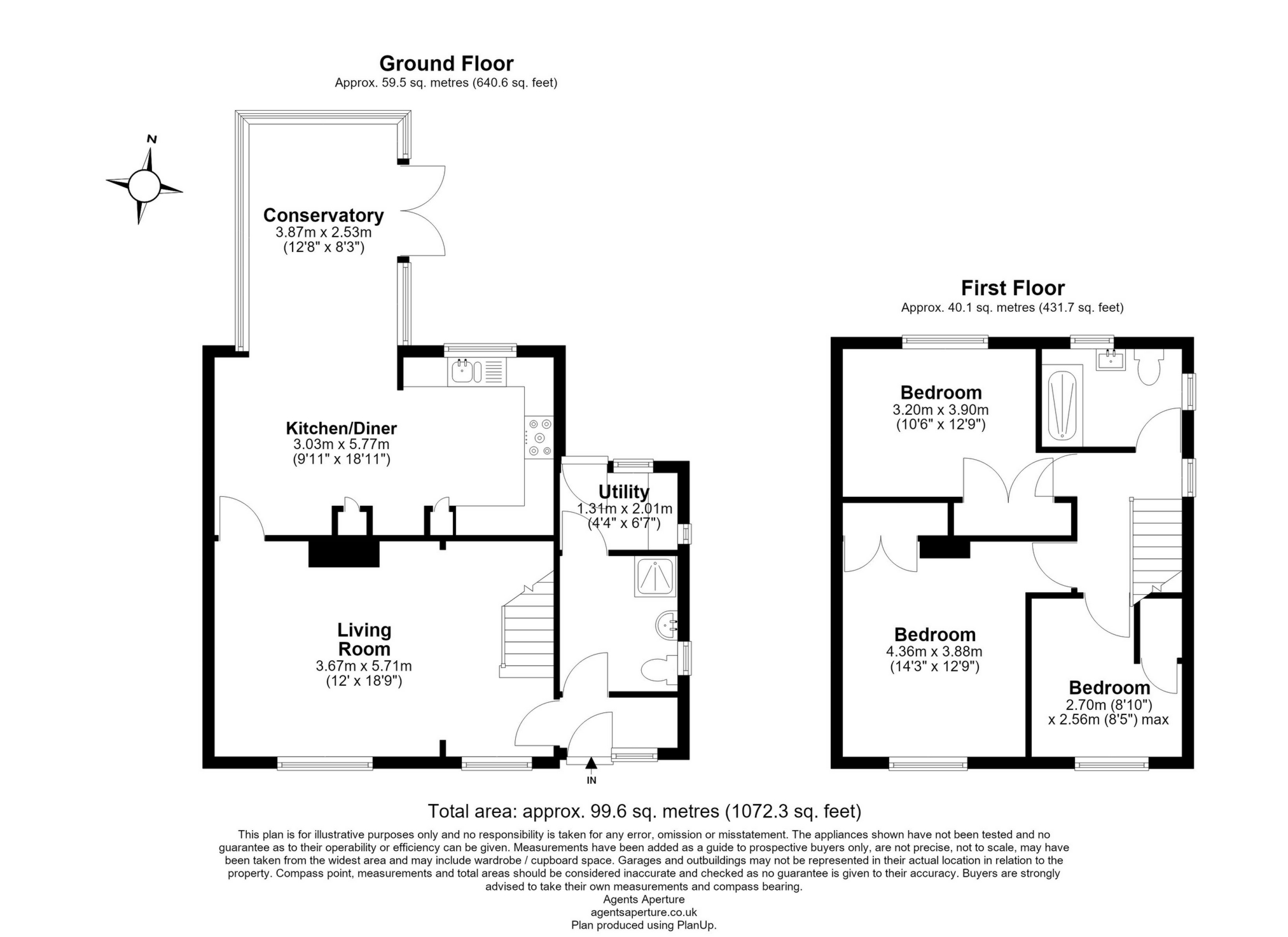 10, Glebelands, Dover floorplan