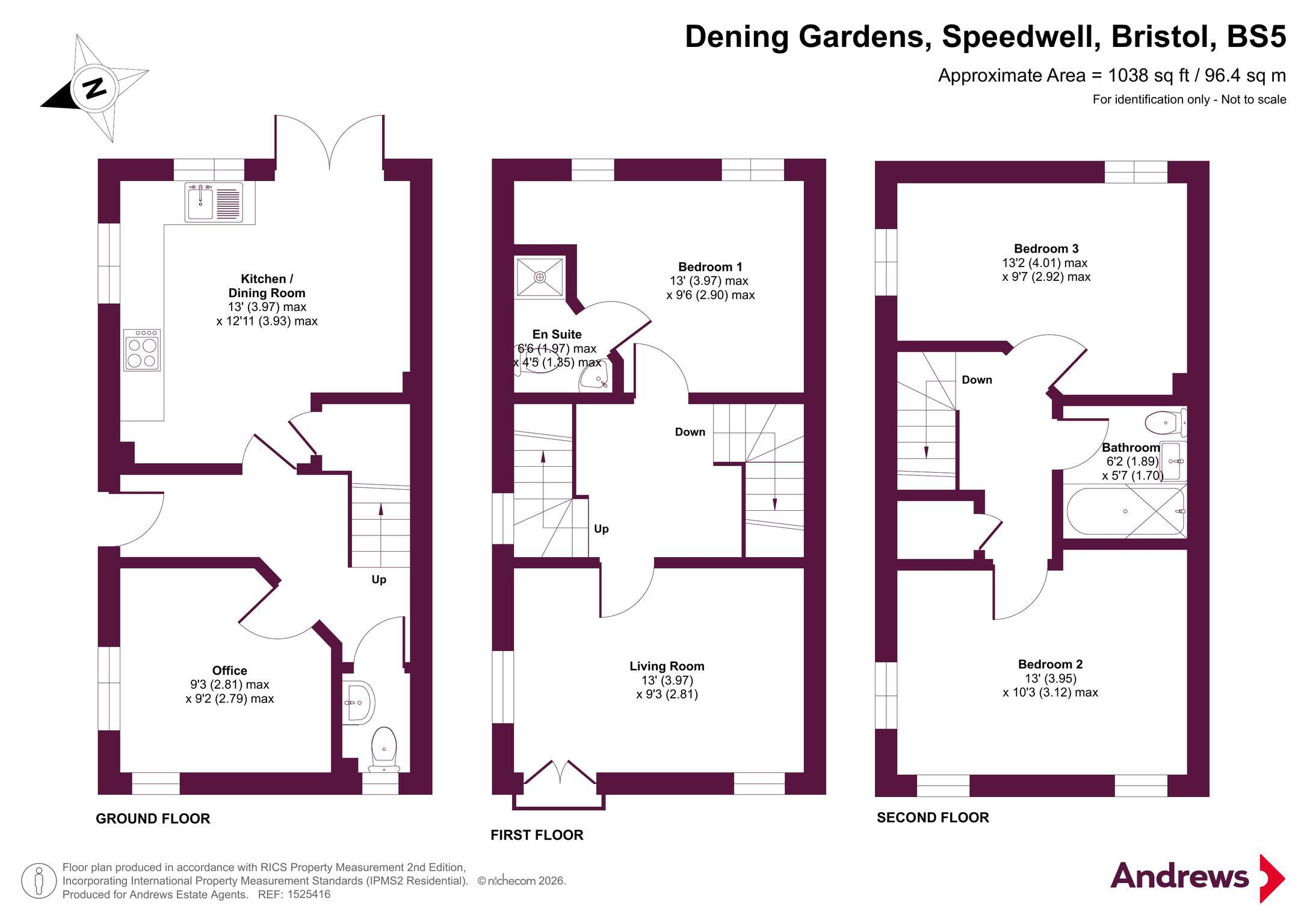 Dening Gardens, Bristol floorplan