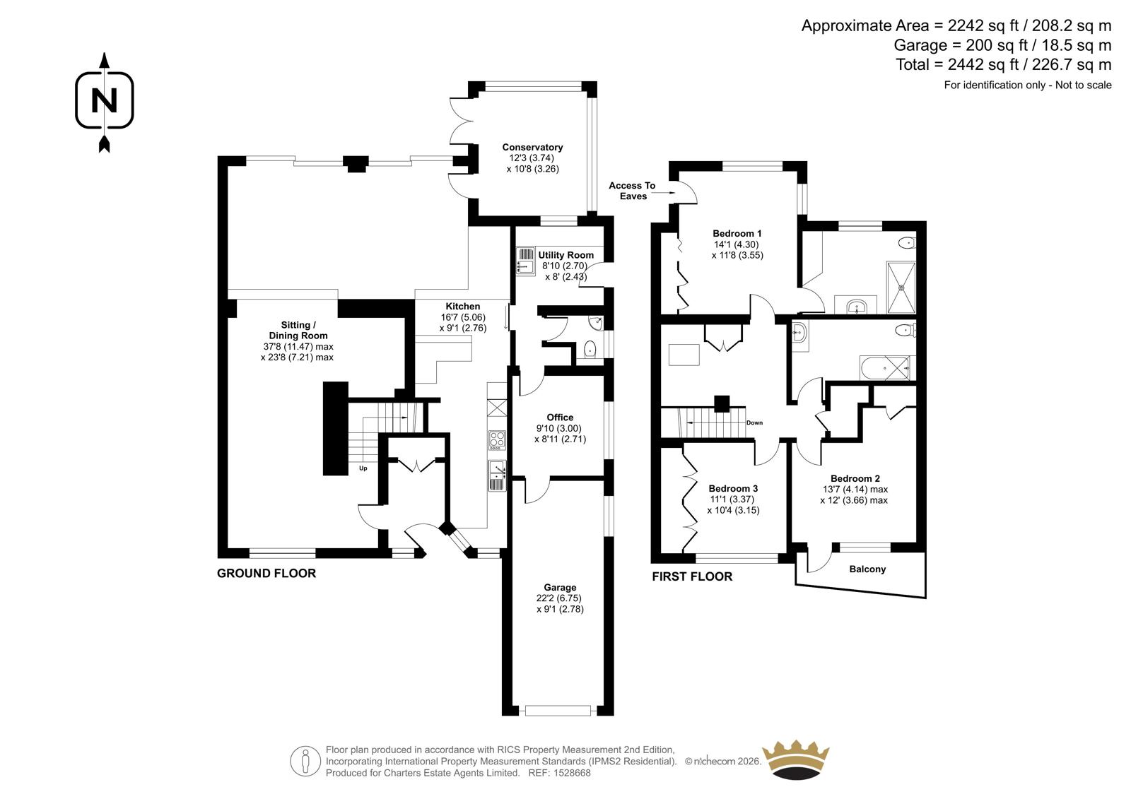 Rancher, 88, Downs Road, Winchester floorplan