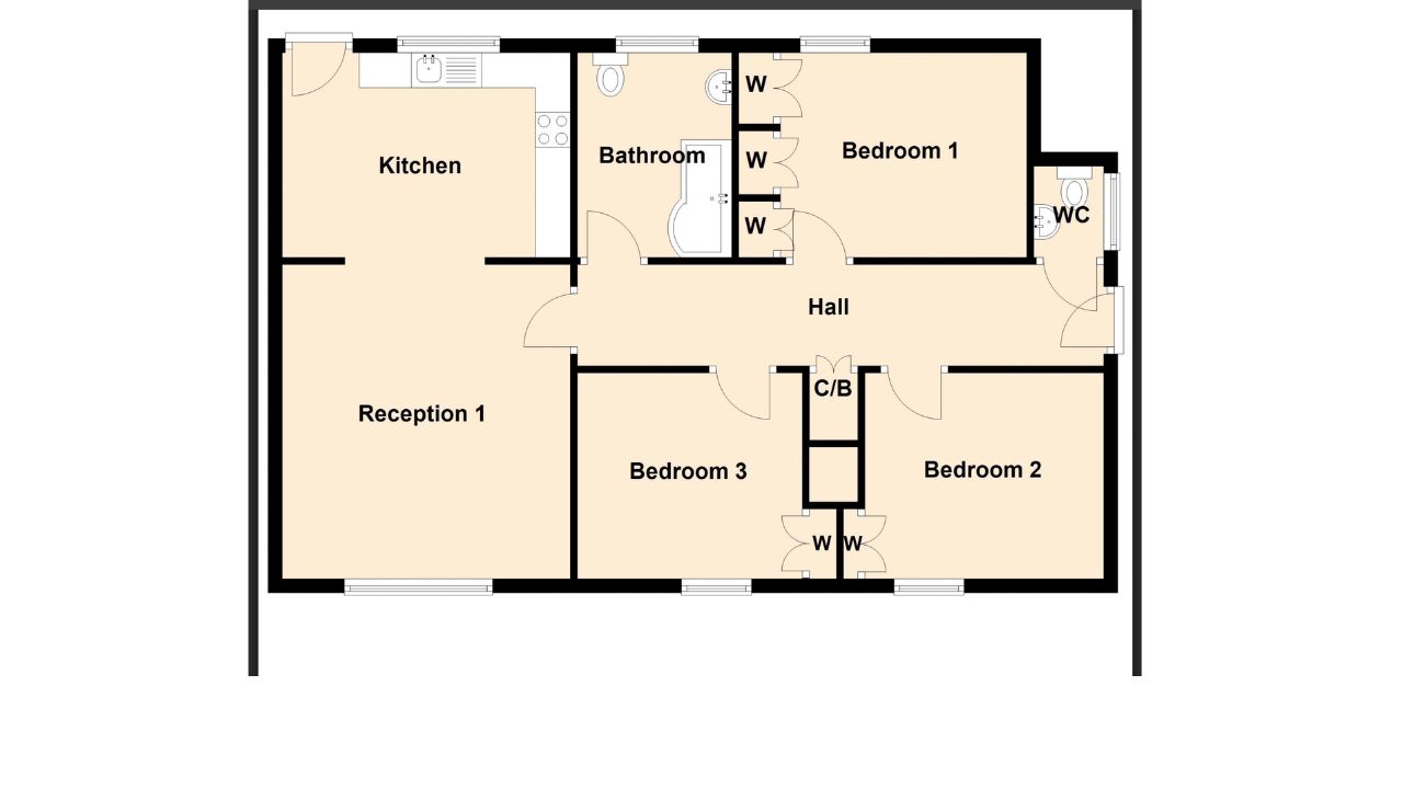 9, Burns Crescent, Dingwall floorplan