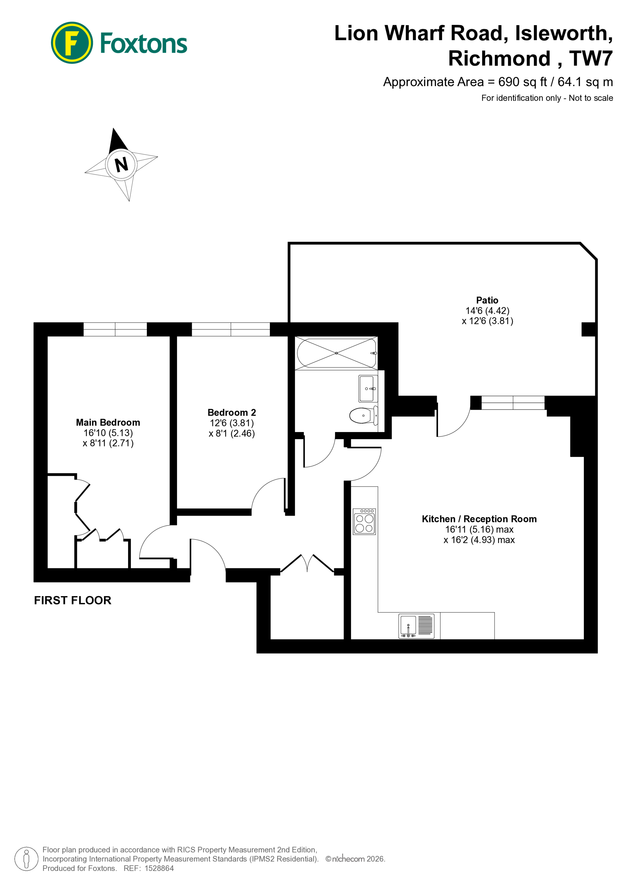 Lion Wharf Road, Old Isleworth floorplan