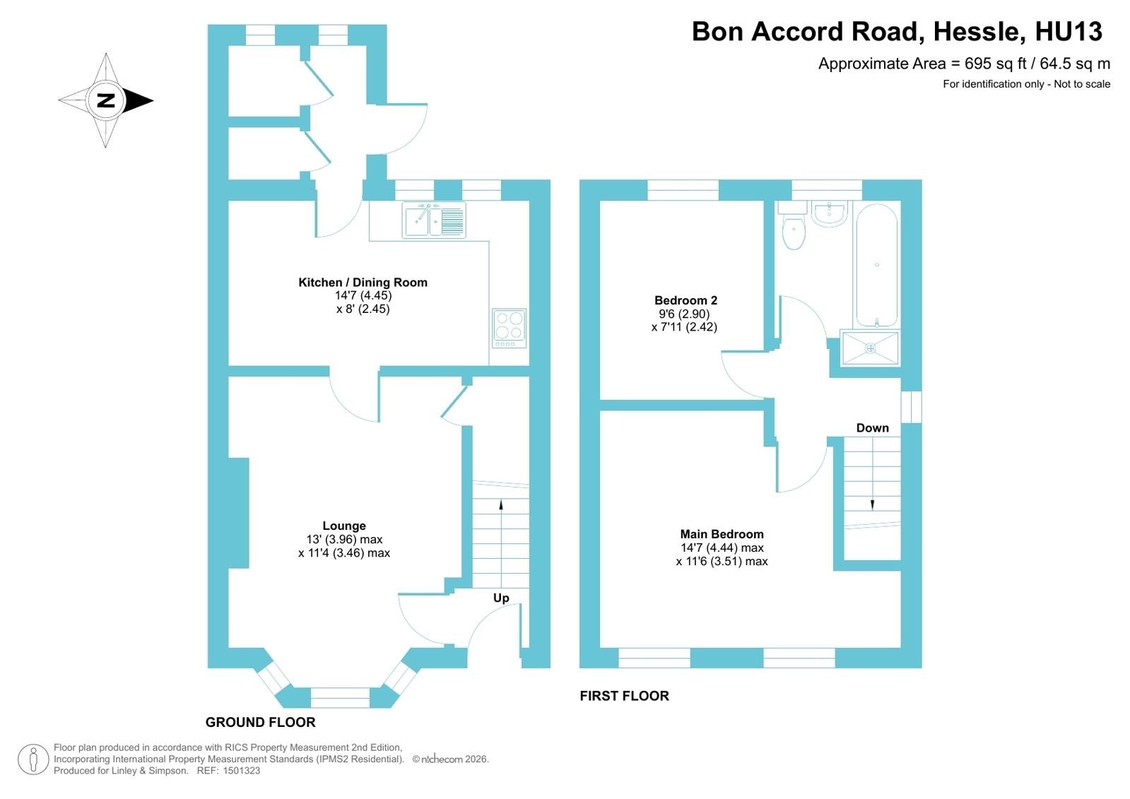 34, Bon Accord Road, Hessle floorplan