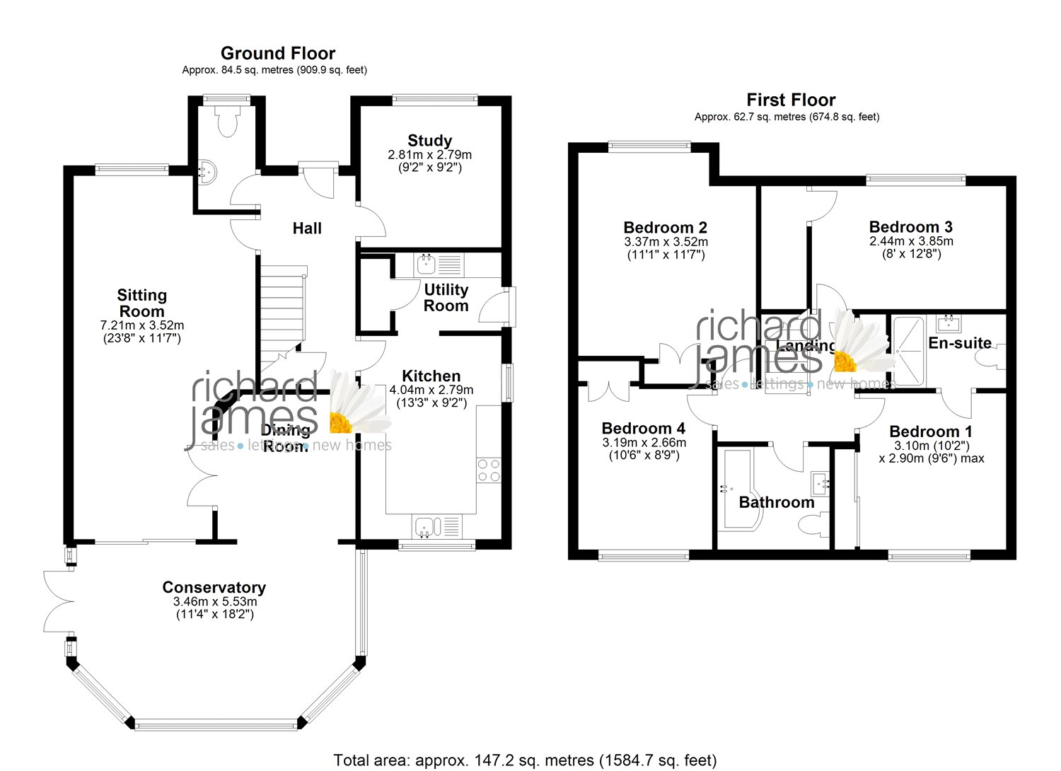 4 Bedrooms Detached house for sale in The Bramptons, Shaw Ridge, Swindon, Wilts SN5