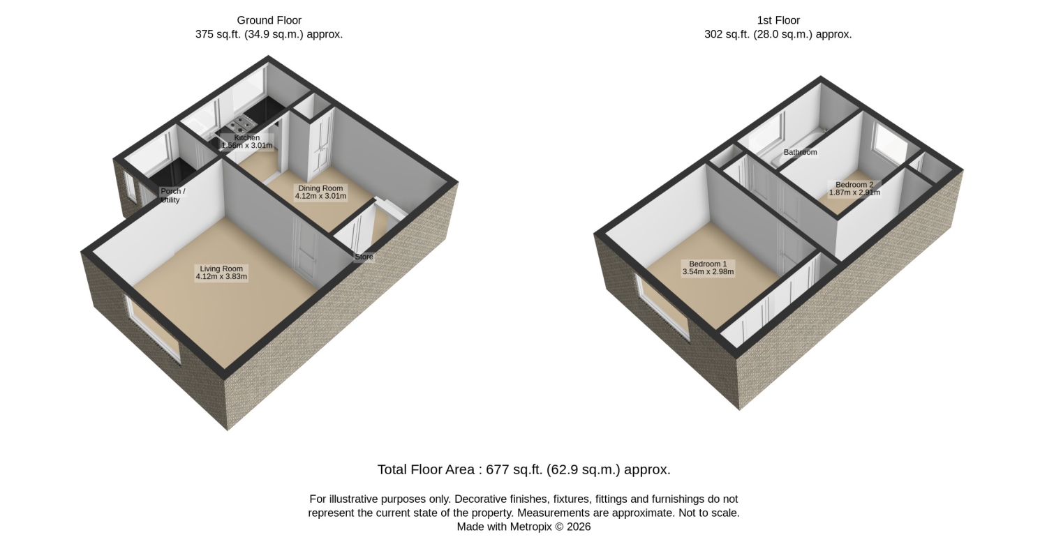 5, Binns Hill, Halifax floorplan