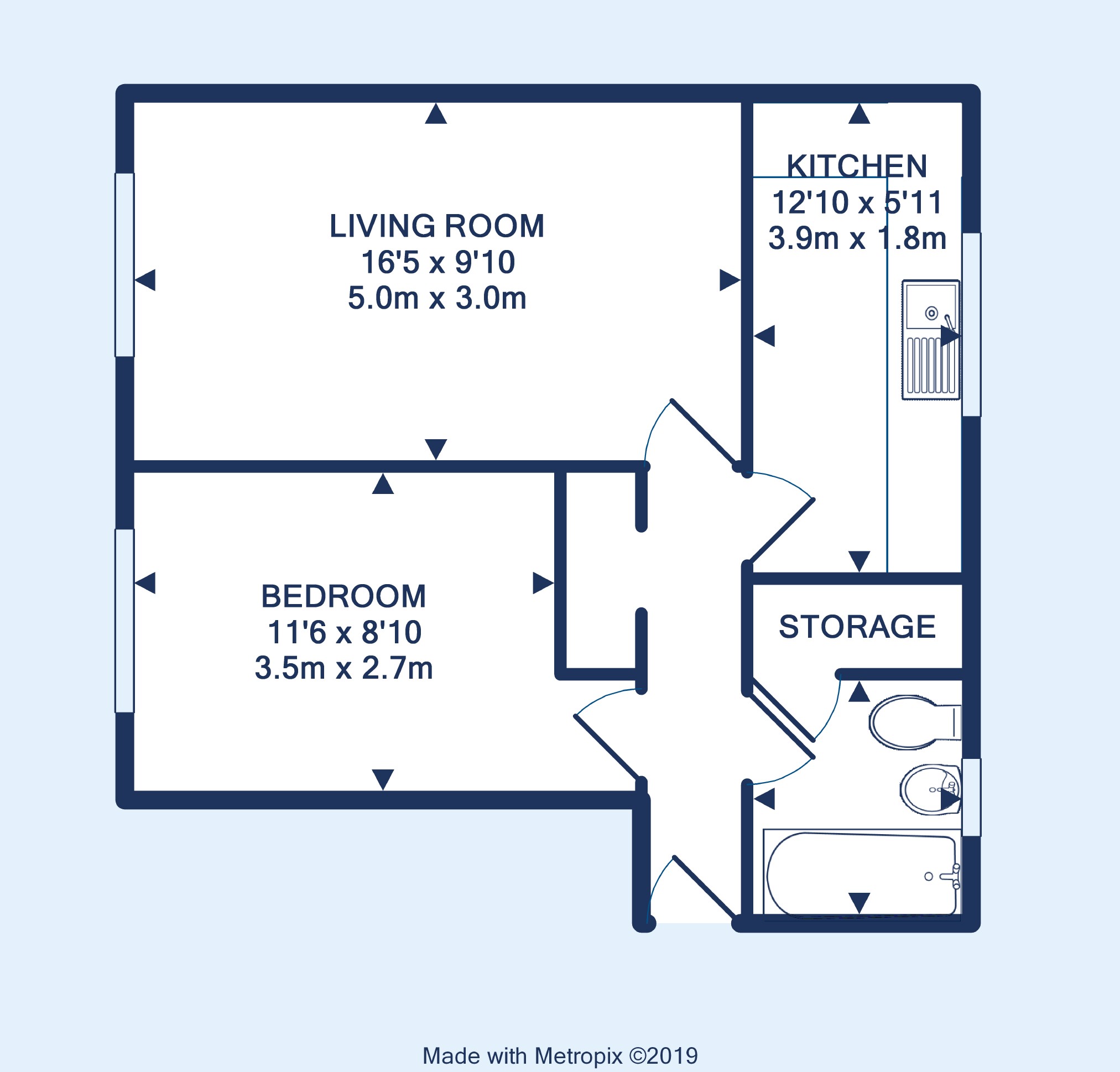 1 Bedrooms Flat for sale in Highgrove Street, Totterdown, Bristol BS4