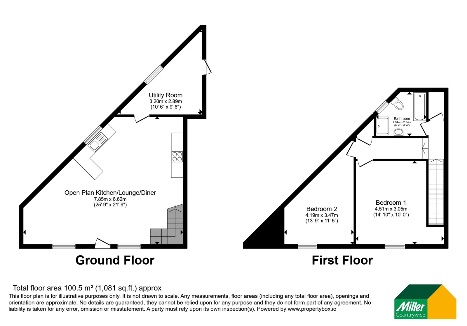 Moorview, Devon floorplan