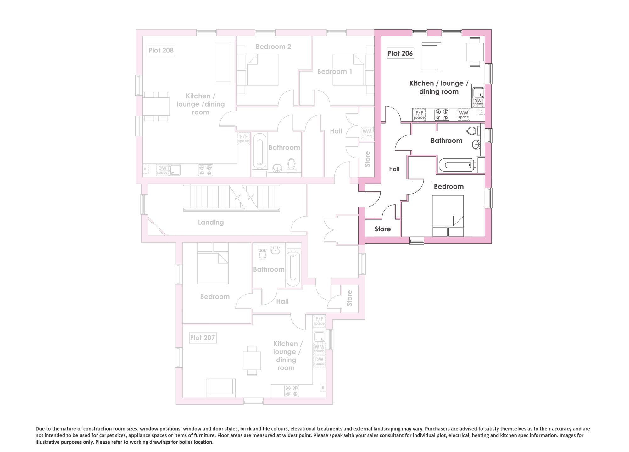Flat 8 Fiddington Fields, Juneberry Way, Tewkesbury floorplan