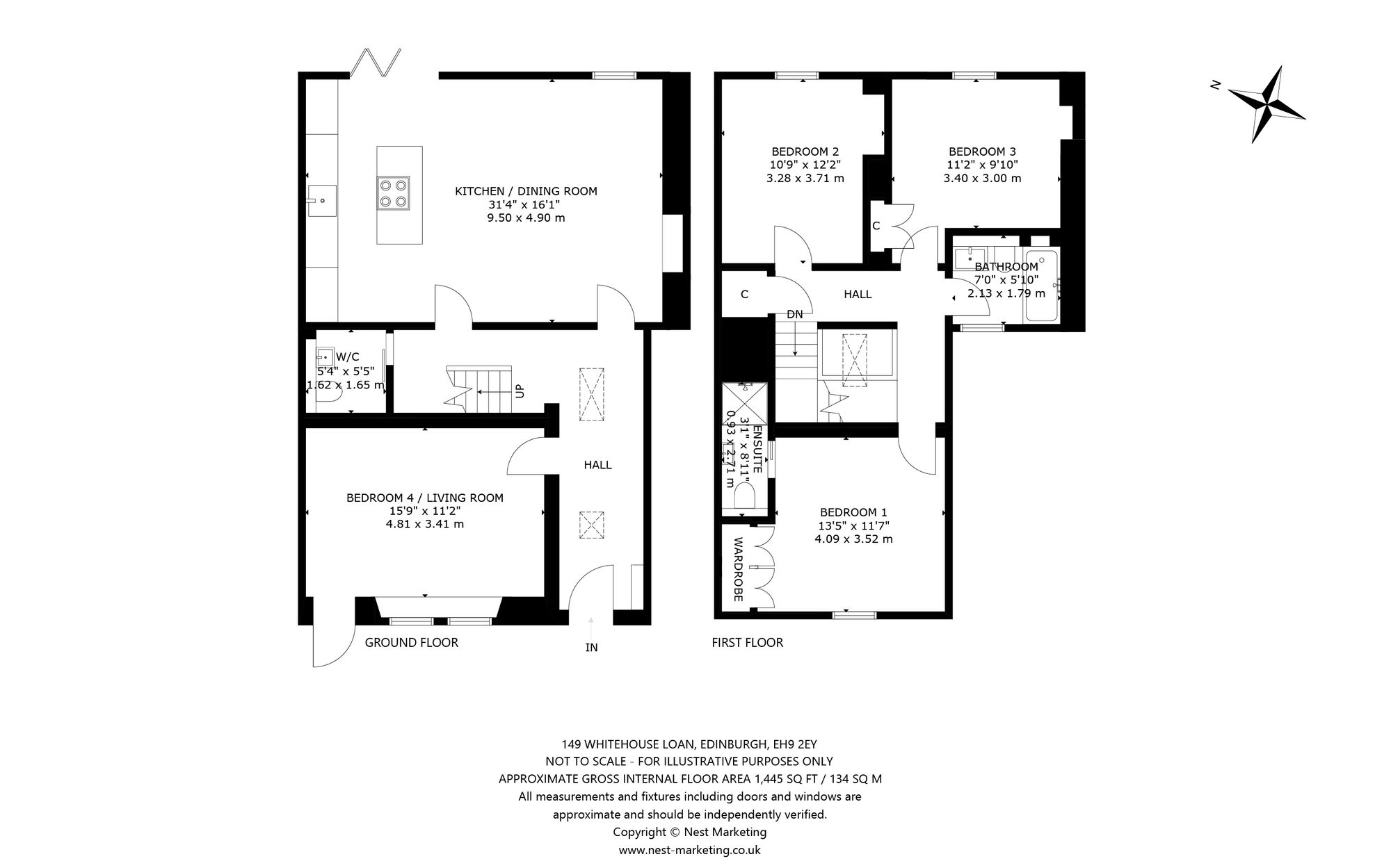 149 Whitehouse Loan, Edinburgh floorplan