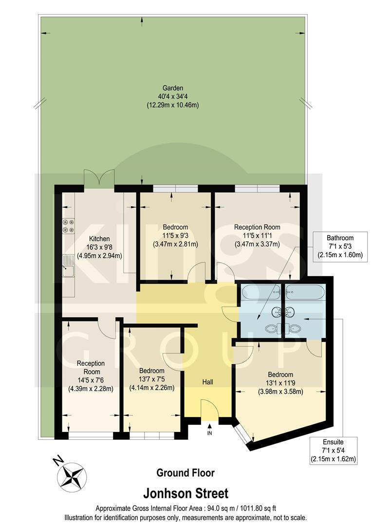 Flat 2, 69, Johnson Street, London floorplan