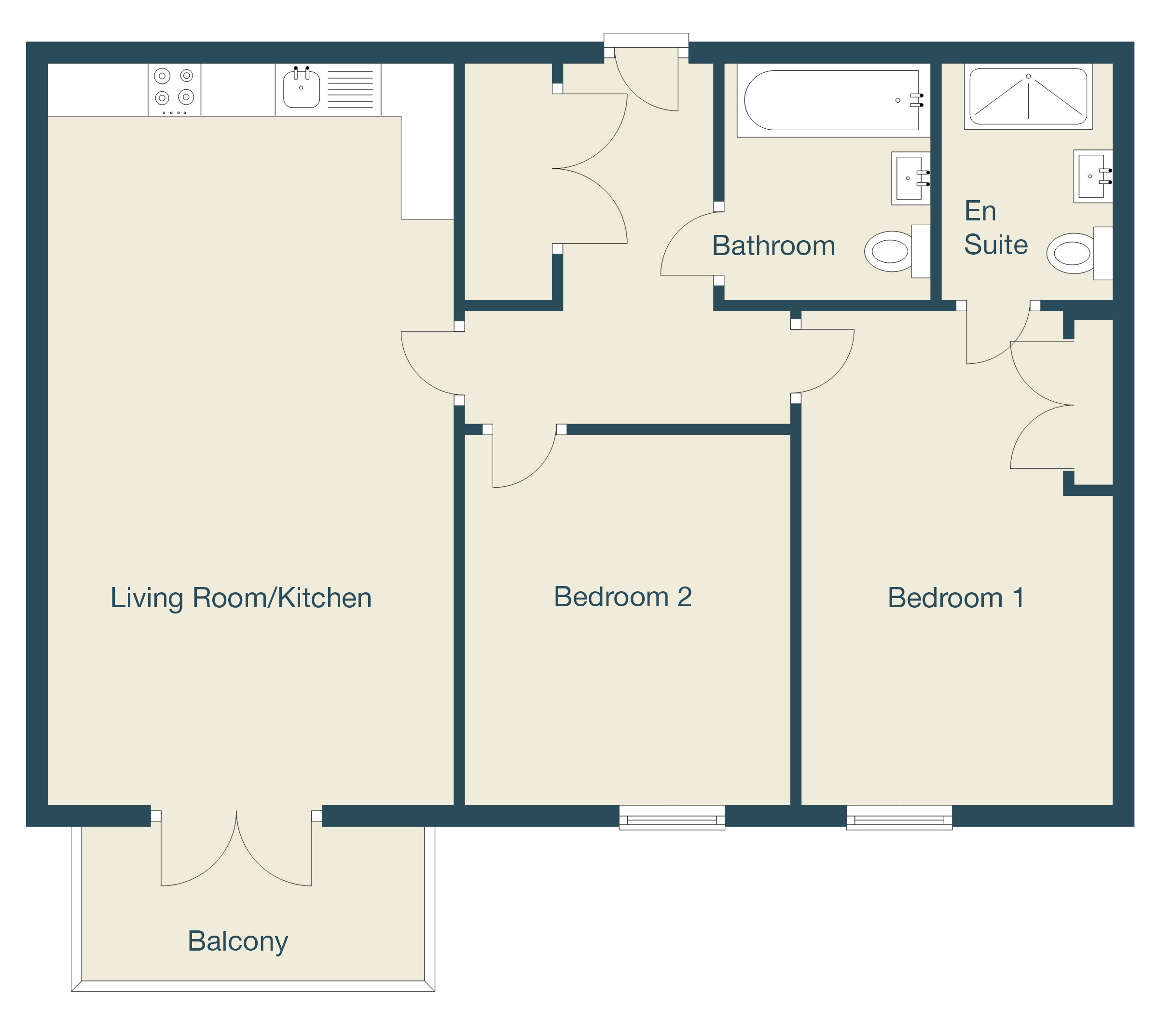 2 Bedrooms Flat for sale in Willow Lodge, 3 Riverwell Close, Watford, Hertfordshire WD18