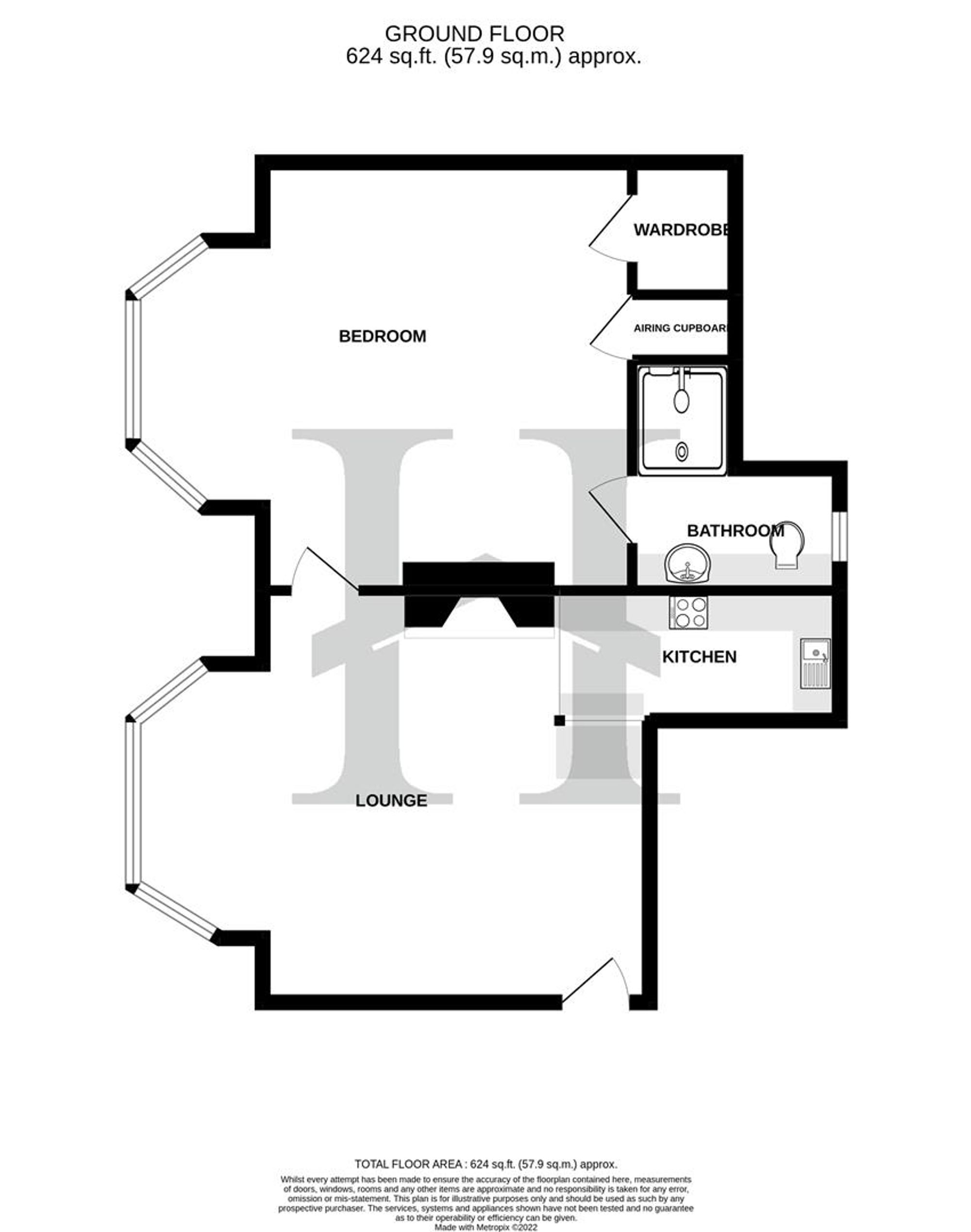 Flat 2 Bracondale Court, Overstrand Road, Cromer, Cromer floorplan