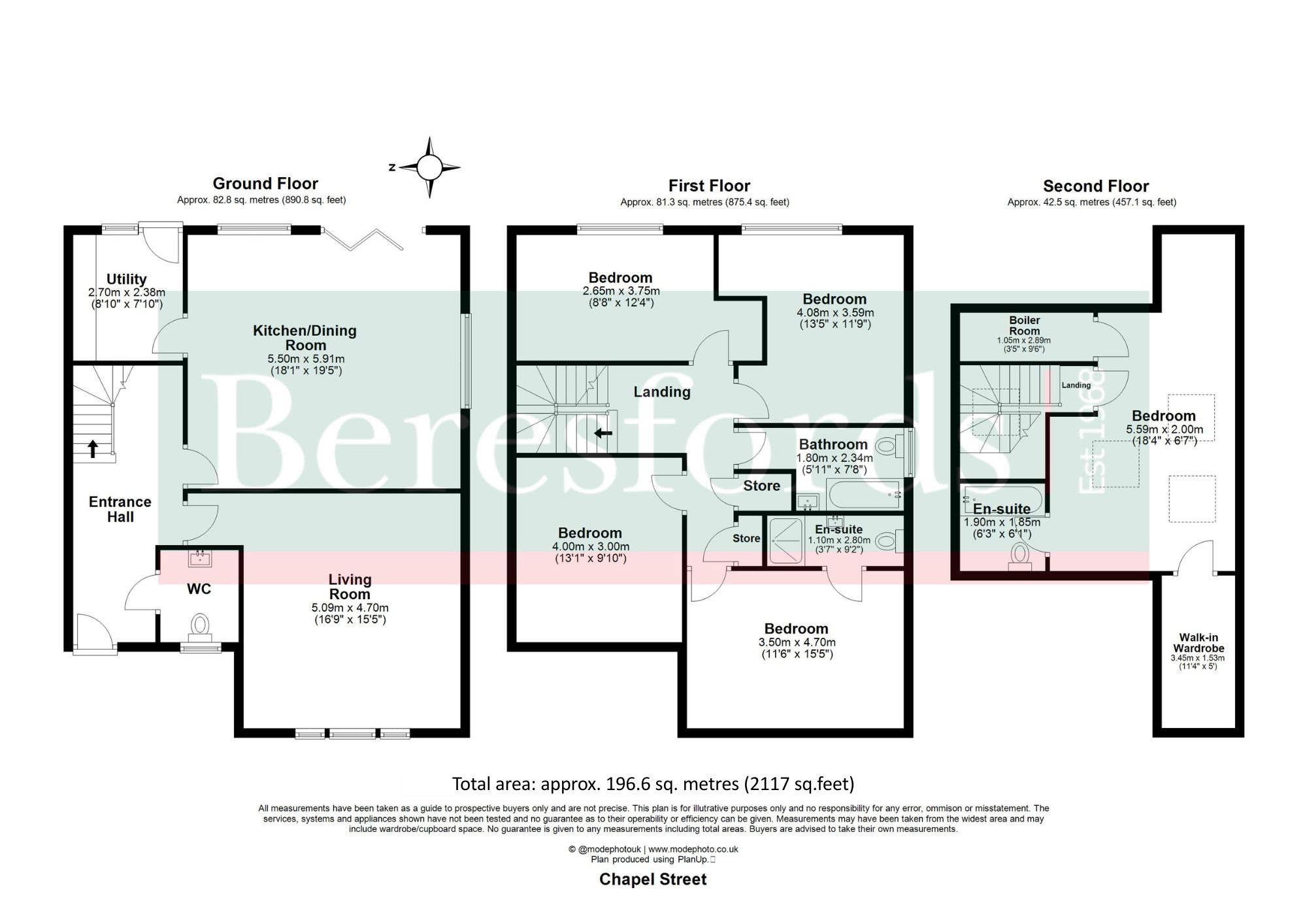 97A, Chapel Street, Essex floorplan