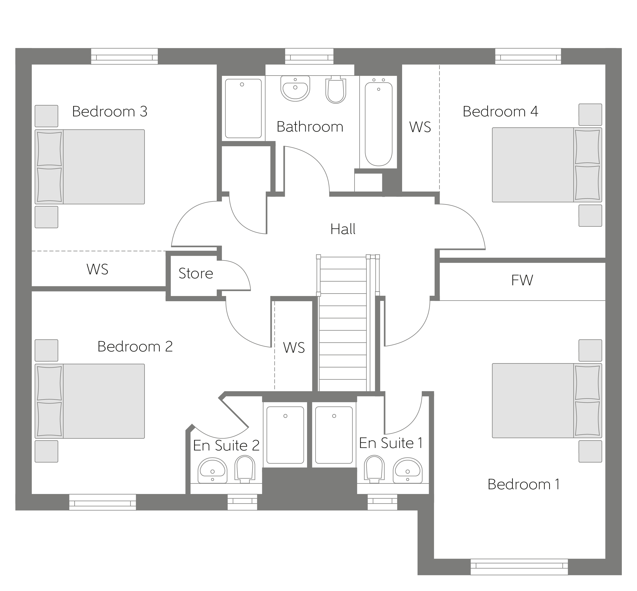 443, Lochend Road, Gartcosh floorplan