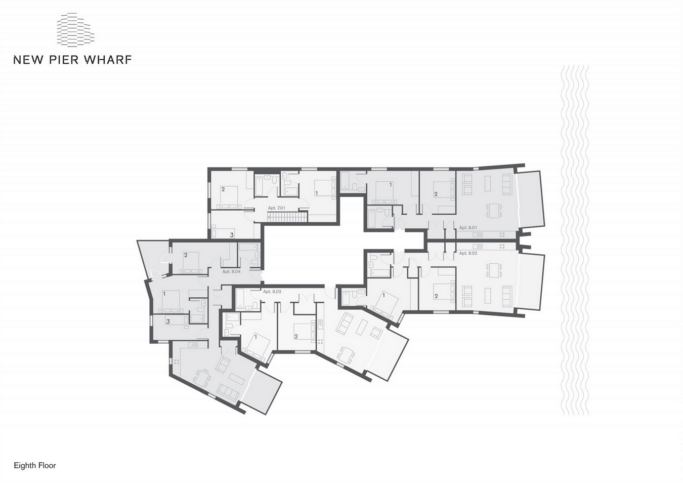 2 Bedrooms Flat for sale in New Pier Wharf, 1-3 Odessa Street, London SE16