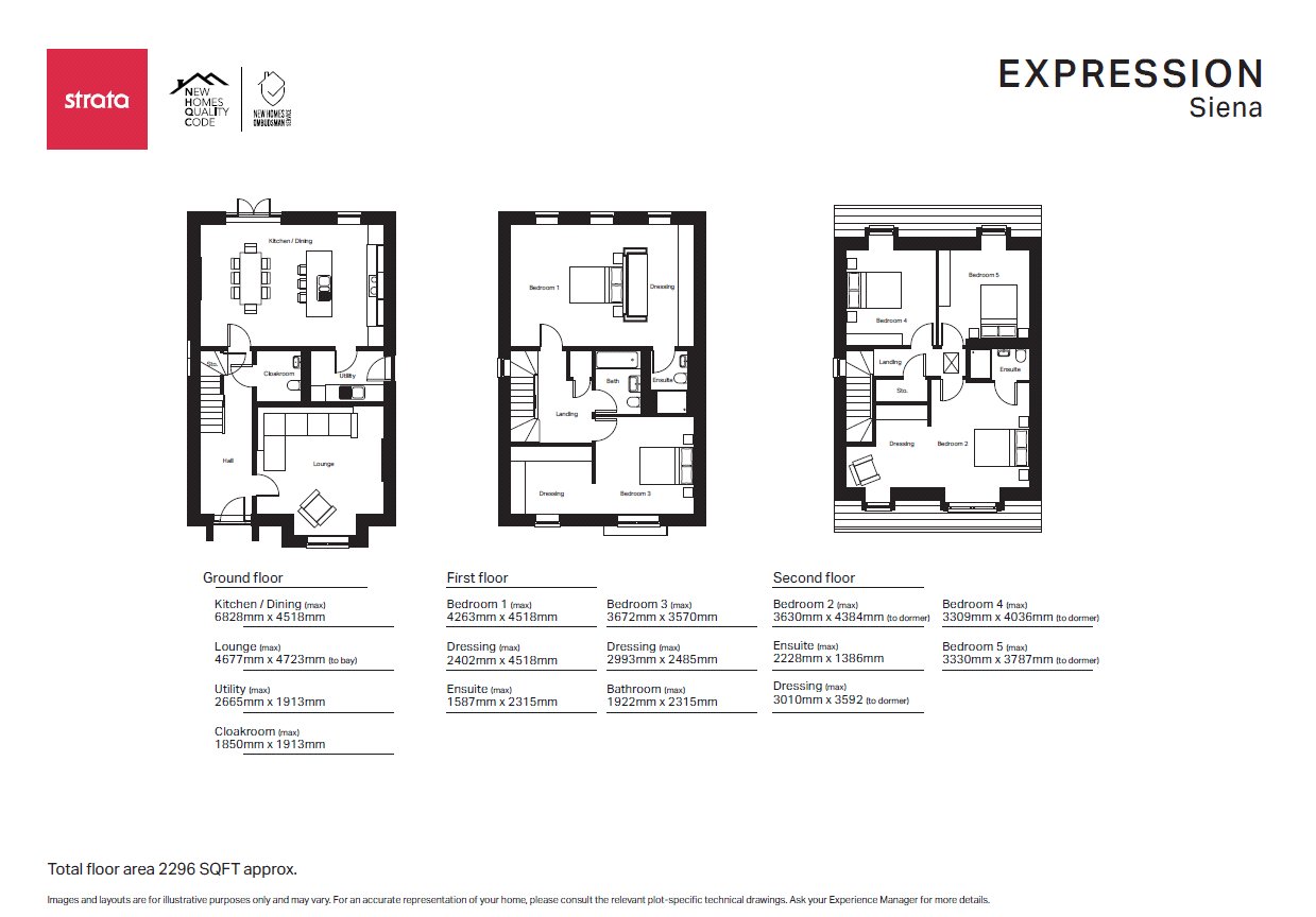 The Siena,, Expression, Wingerworth floorplan
