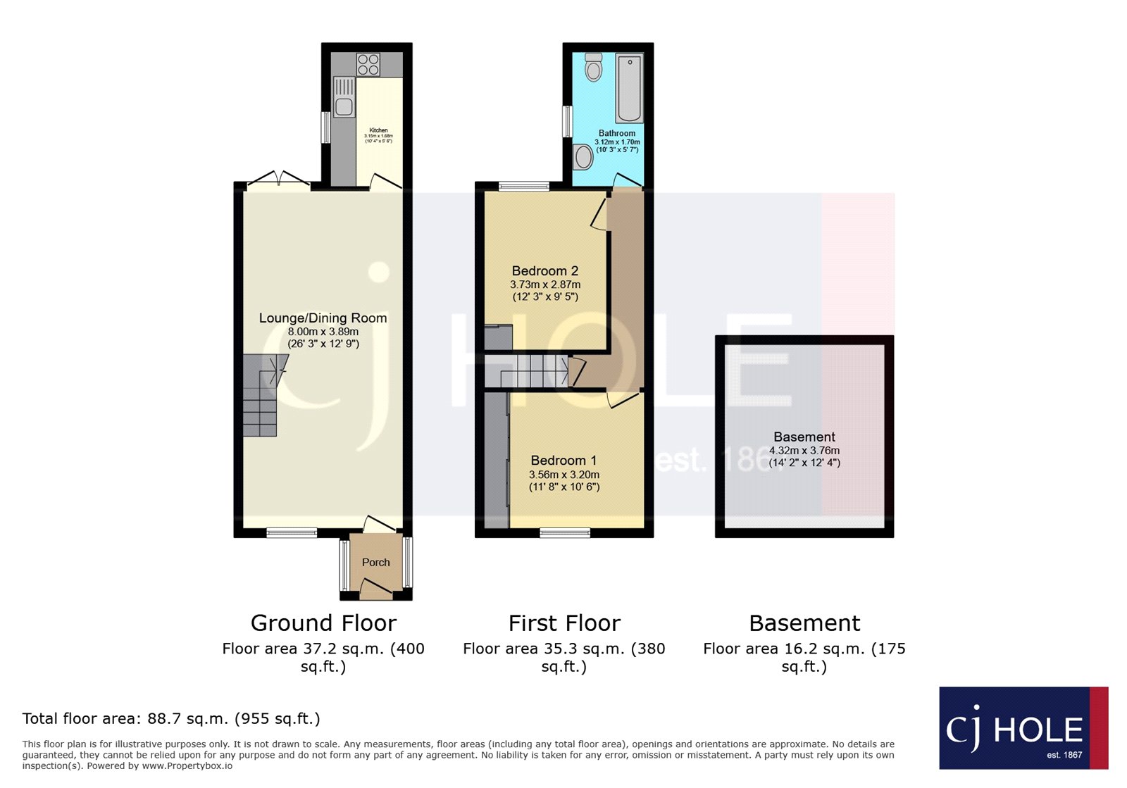 6, Albert Place, Bristol floorplan