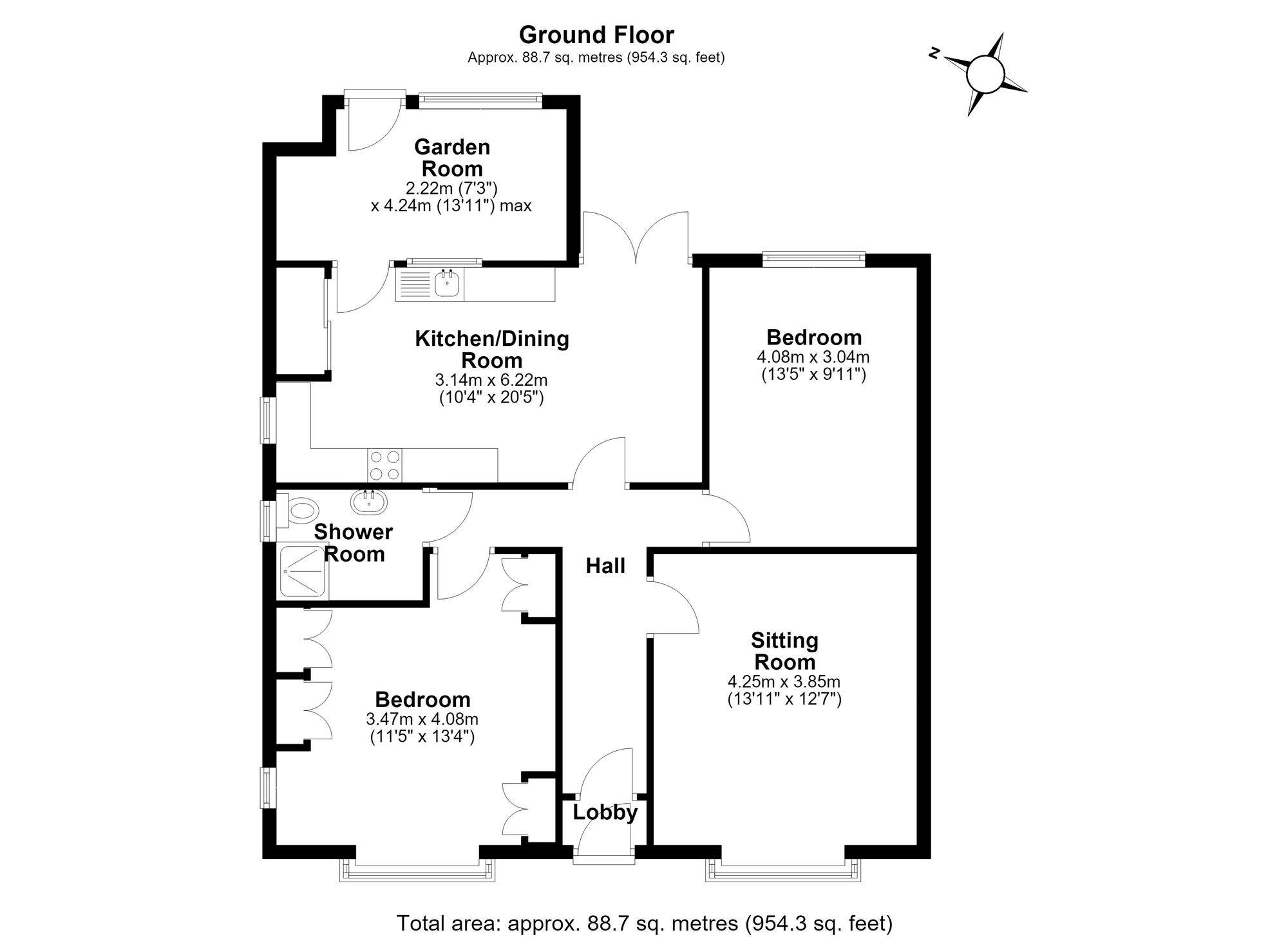 654 Old Norwich Road, Ipswich floorplan