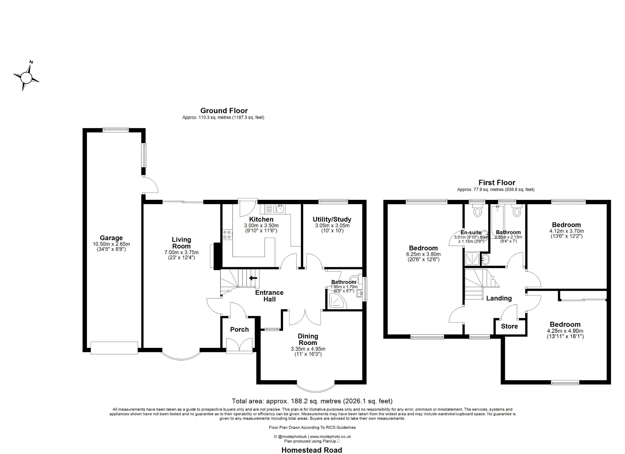 Brynrhedyn, Homestead Road, Billericay floorplan