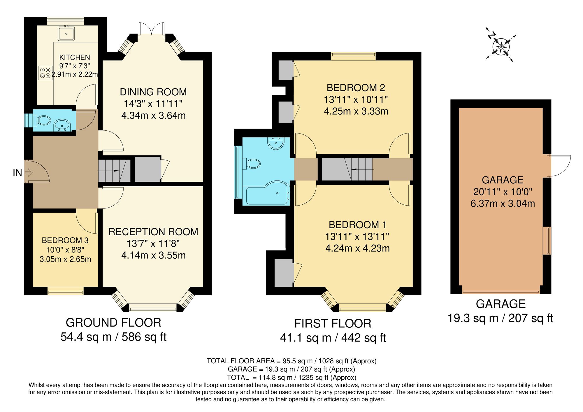 205 Limpsfield Road, South Croydon floorplan