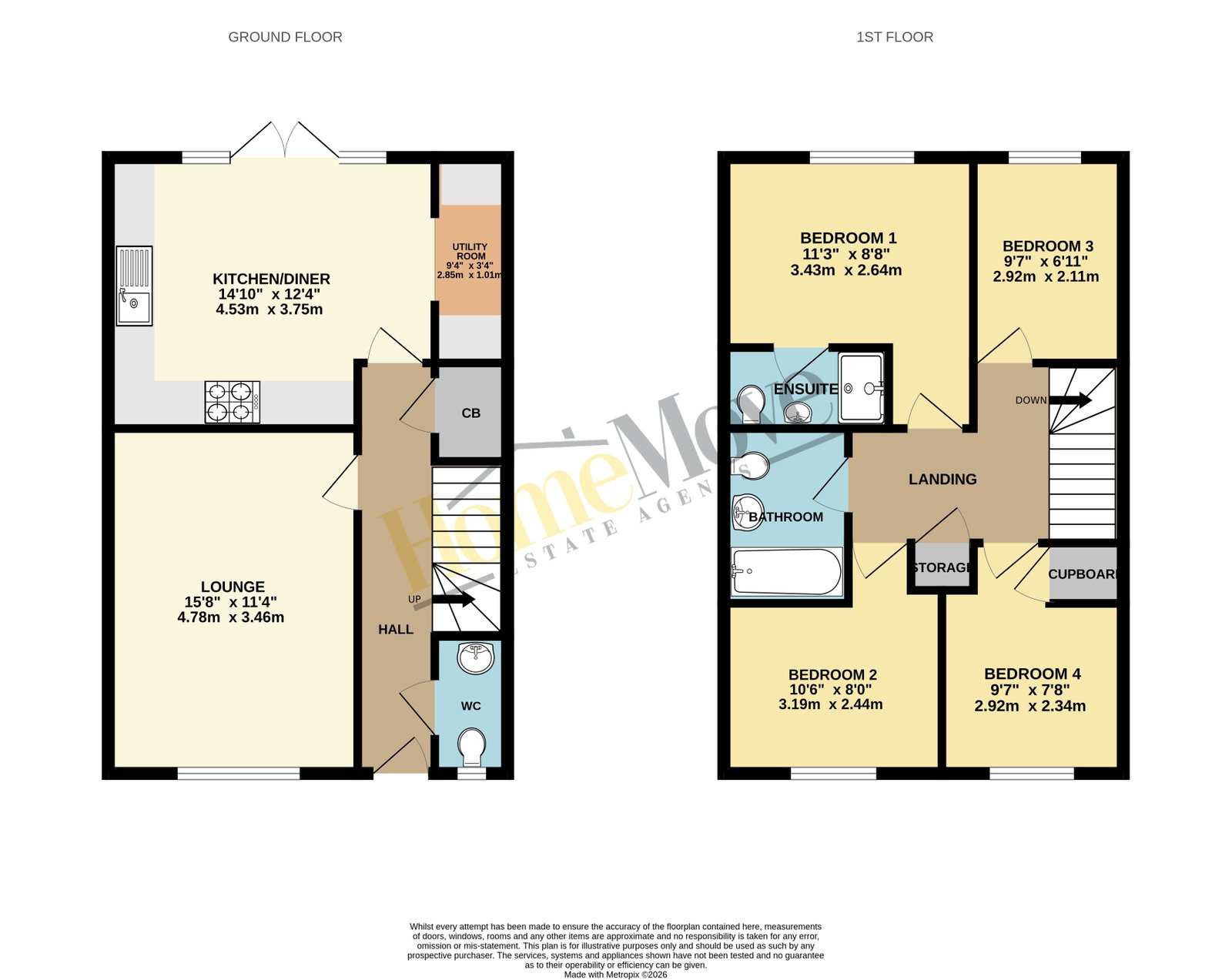 19, Daffodil Close, Rugby floorplan