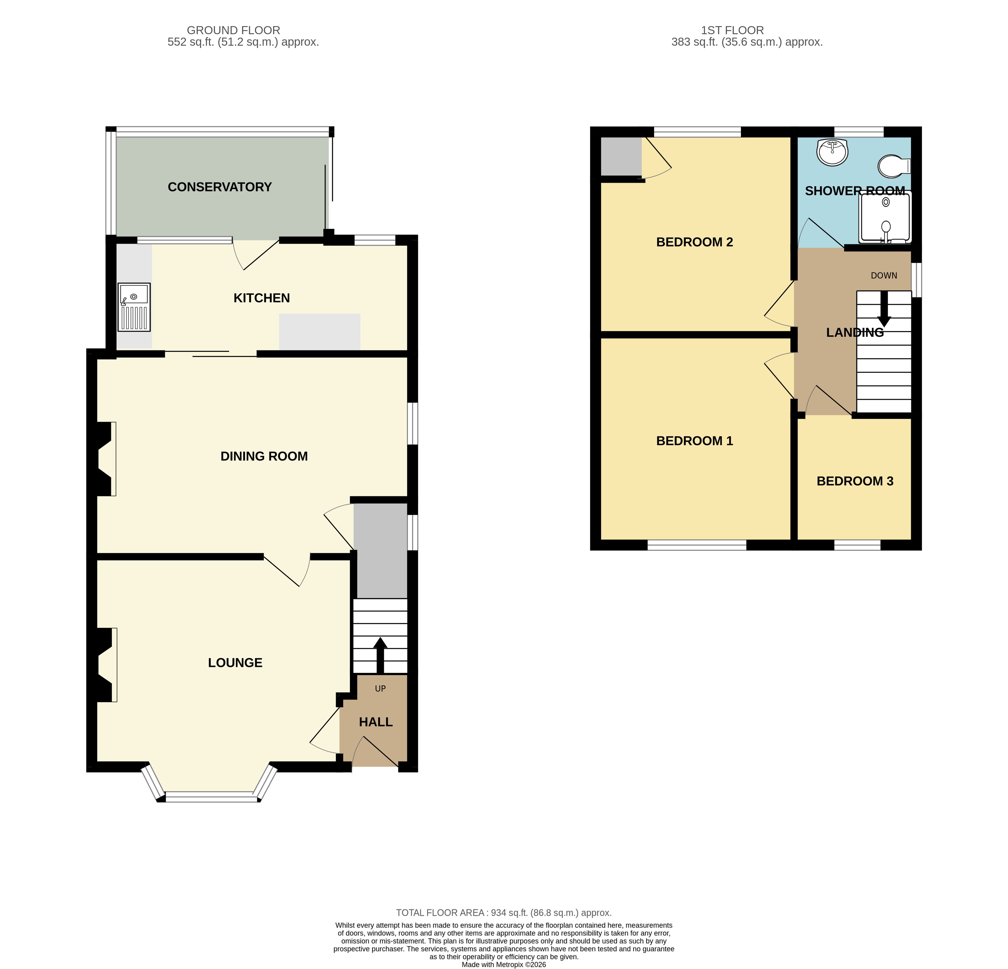 15, Newtons Lane, Nottingham floorplan