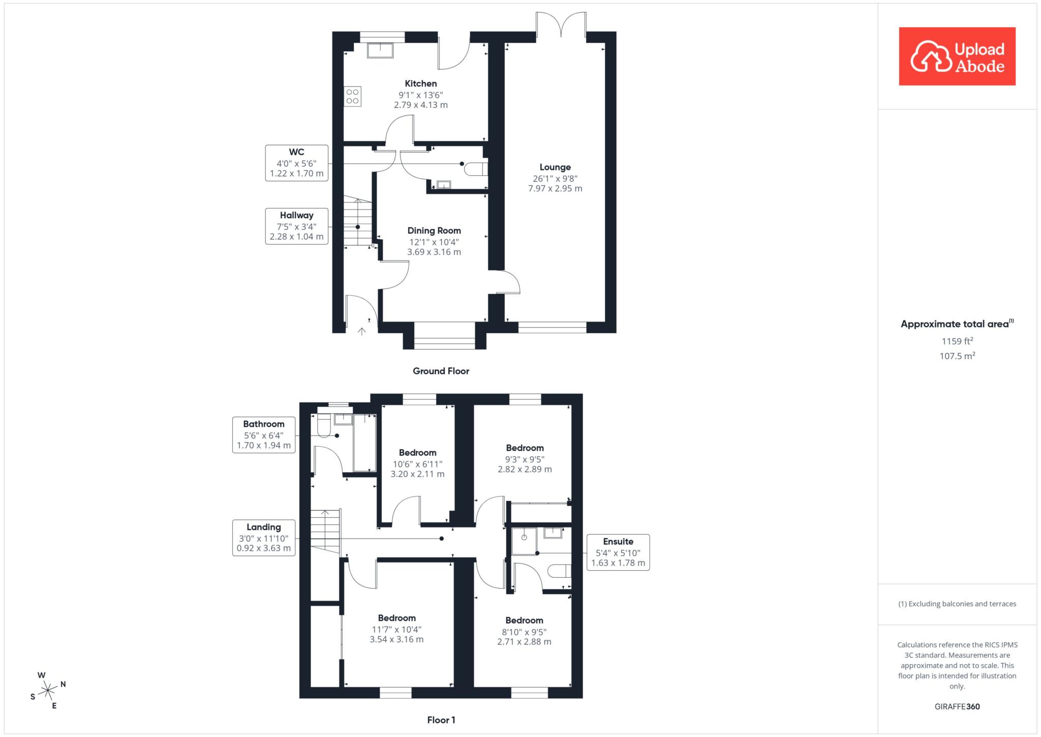 7, St Aidans Path, Wishaw floorplan