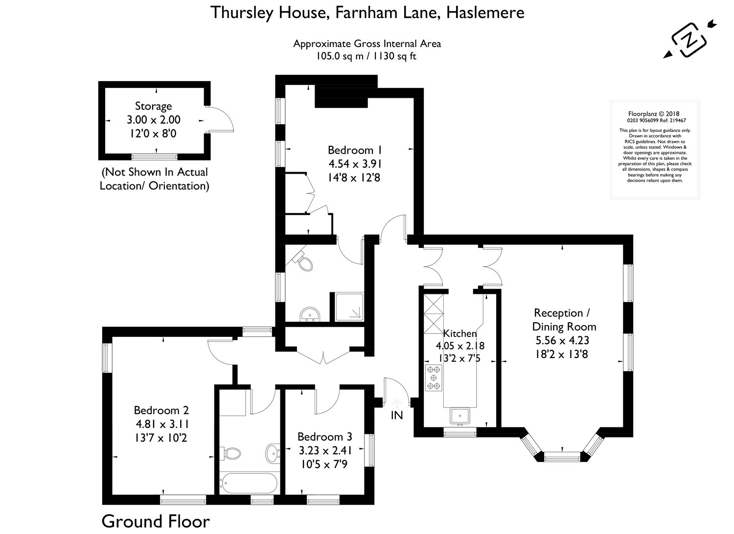 3 Bedrooms Flat for sale in Thursley House, Farnham Lane, Haslemere, Surrey GU27