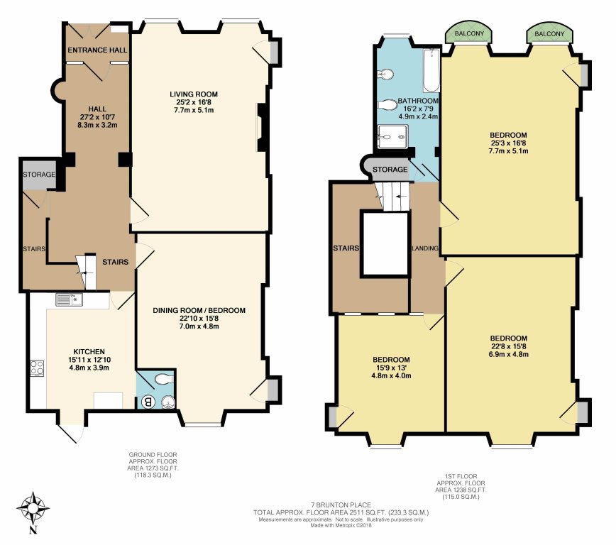 4 Bedrooms Terraced house to rent in Brunton Place, Edinburgh EH7