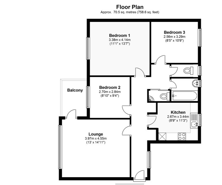 3 Bedrooms Flat to rent in Brickbarn Close, Kings Road SW10