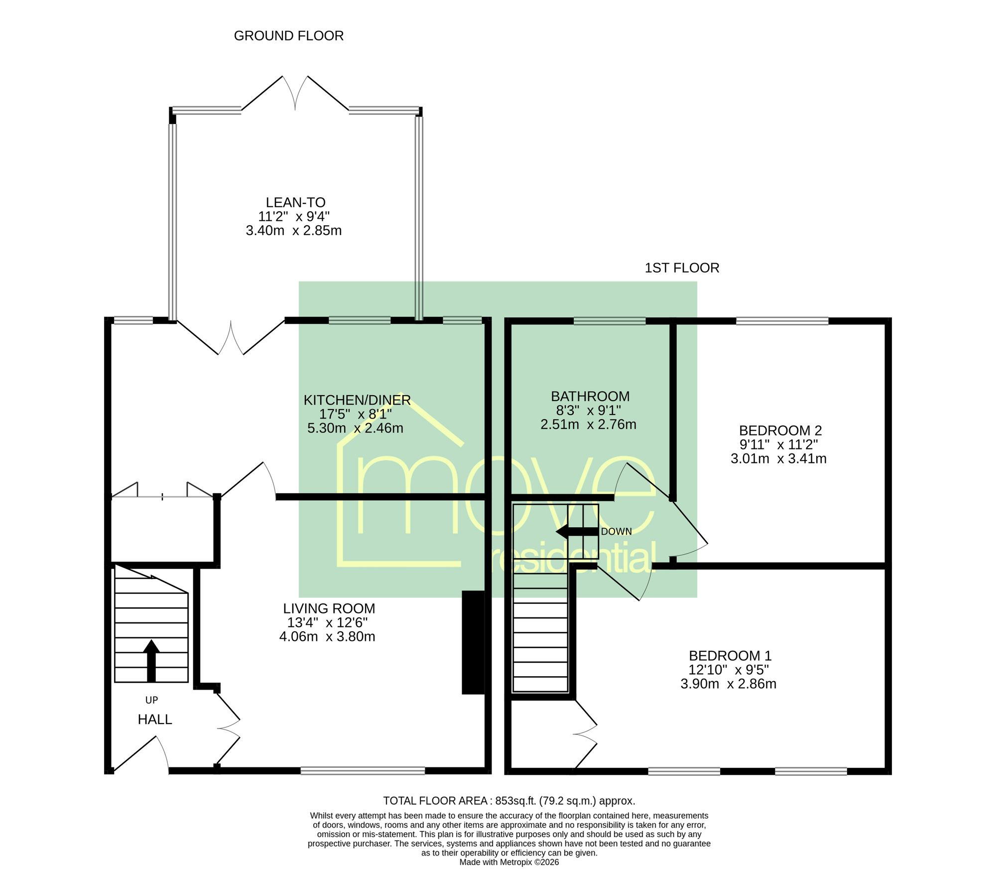 15 Clarke Avenue, Birkenhead floorplan