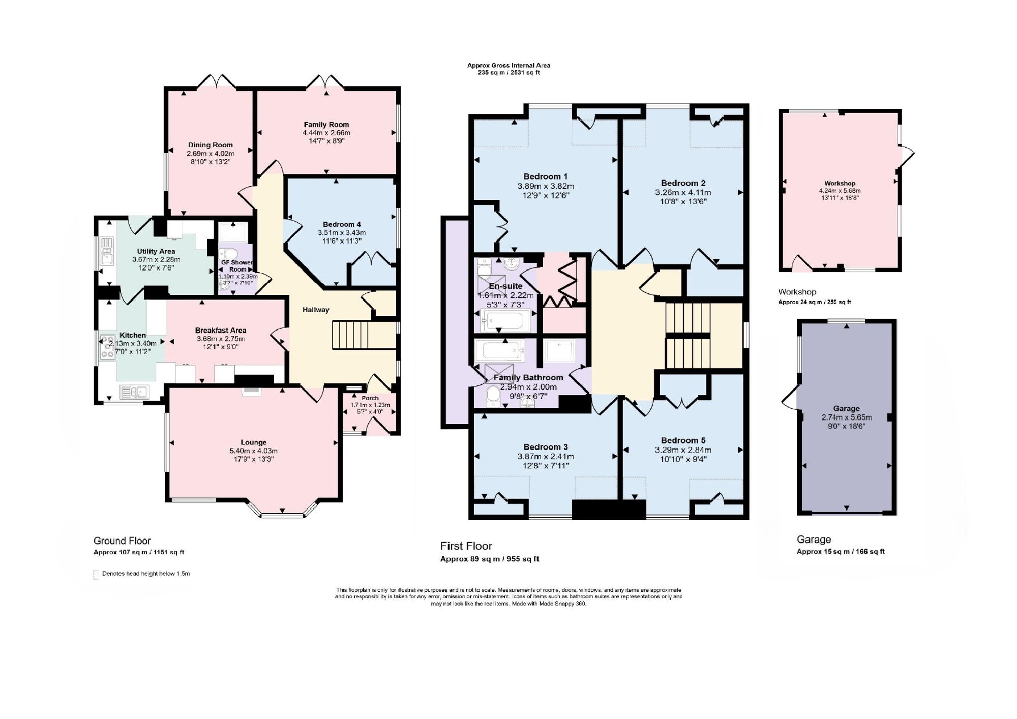 Conifers Curdridge Lane, Southampton floorplan