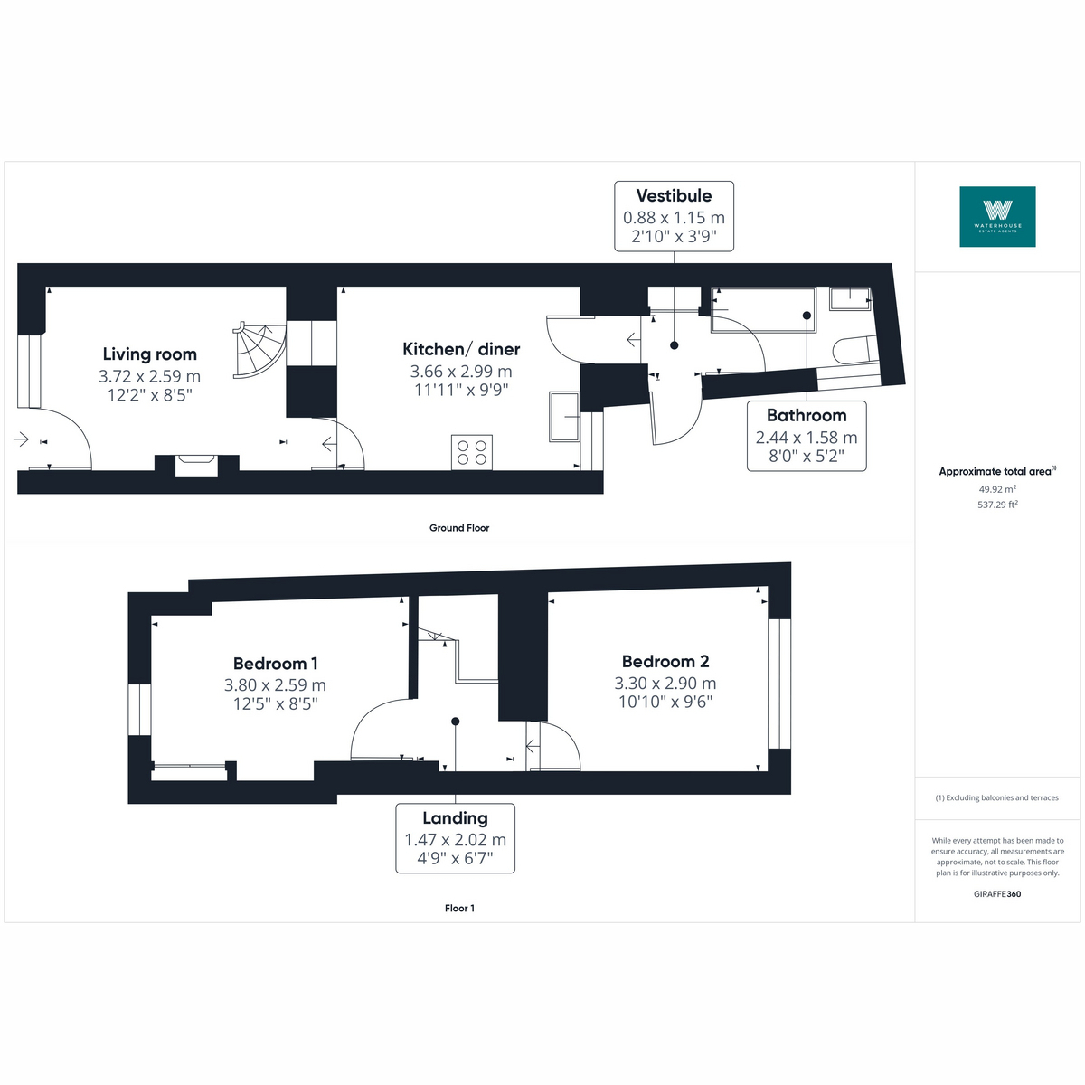 1, Chester Terrace, Burton in Kendal floorplan