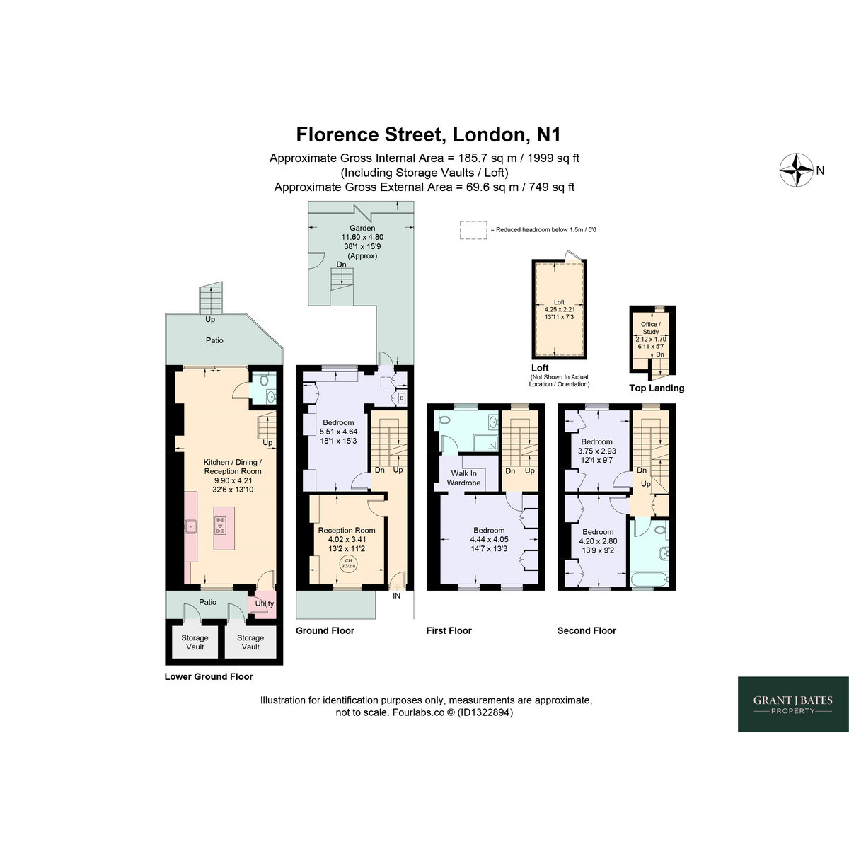 35, Florence Street, London floorplan