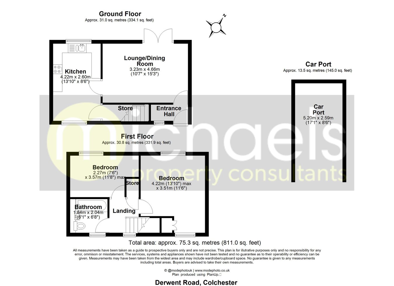 110, Derwent Road, Colchester floorplan