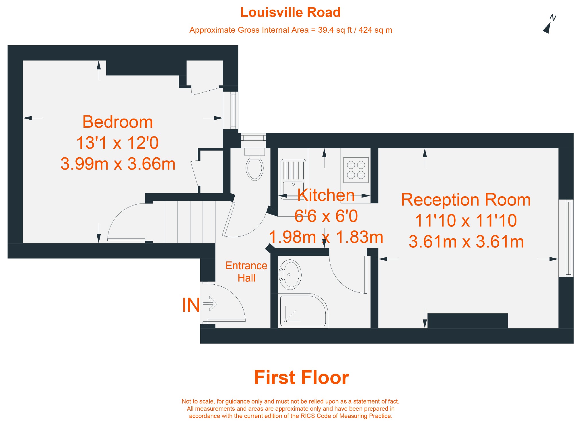 1 Bedrooms Flat to rent in Louisville Road, London SW17