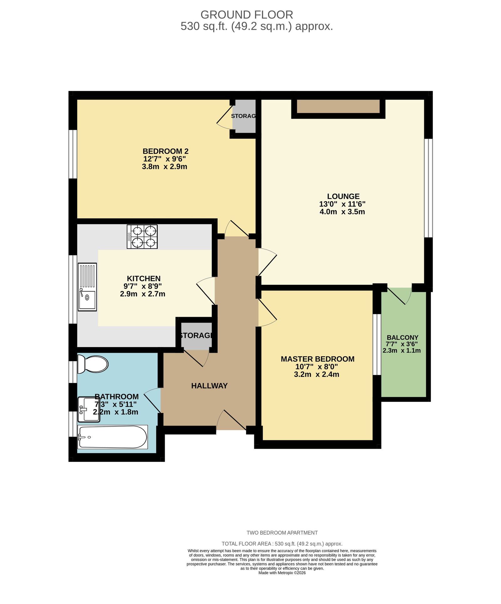 Northampton House,6, Broseley Road, Romford floorplan