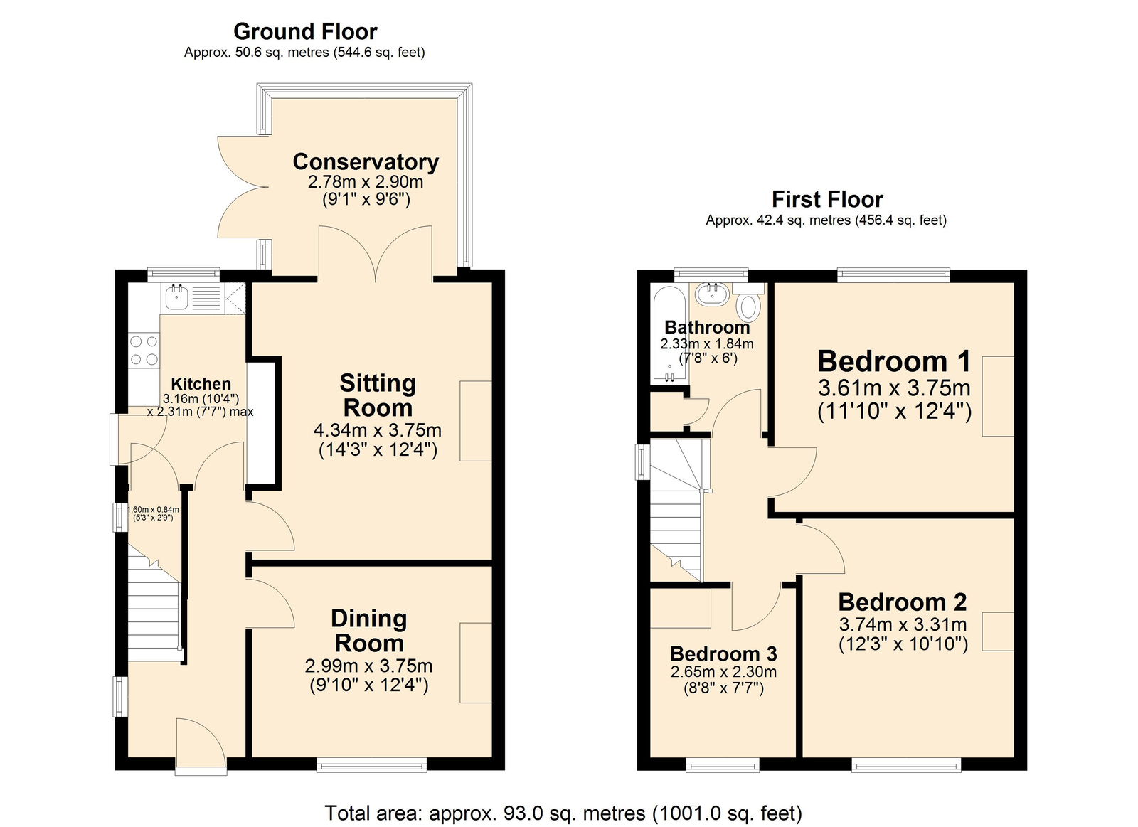 55, Steeple Grange, Matlock floorplan