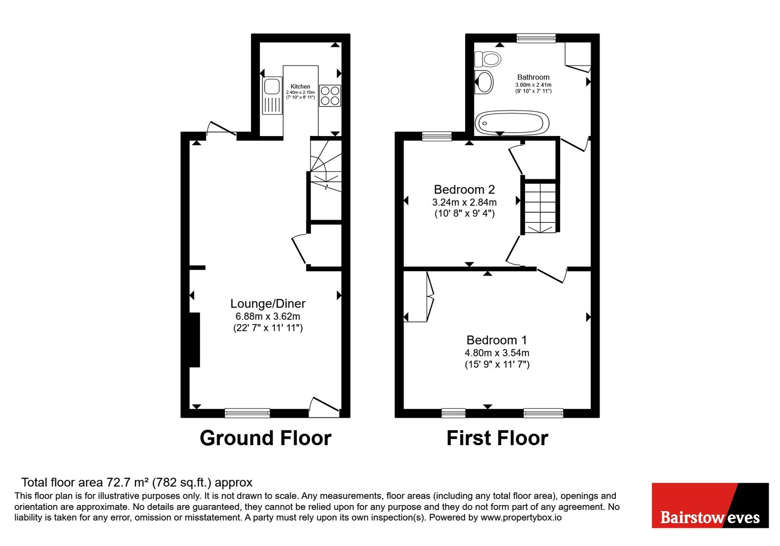 3, Notley Road, Essex floorplan