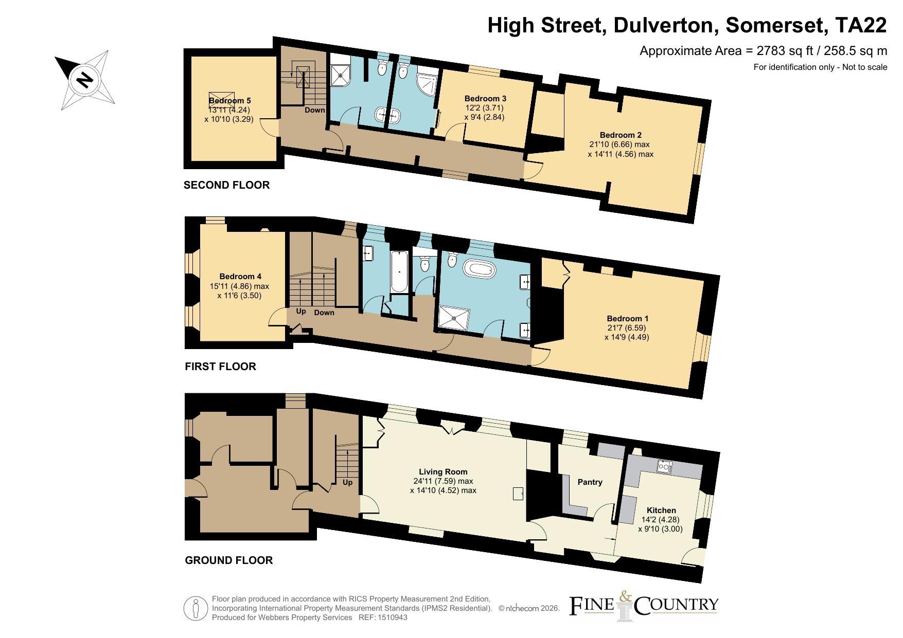 Bilbower House, 52, High Street, Somerset floorplan