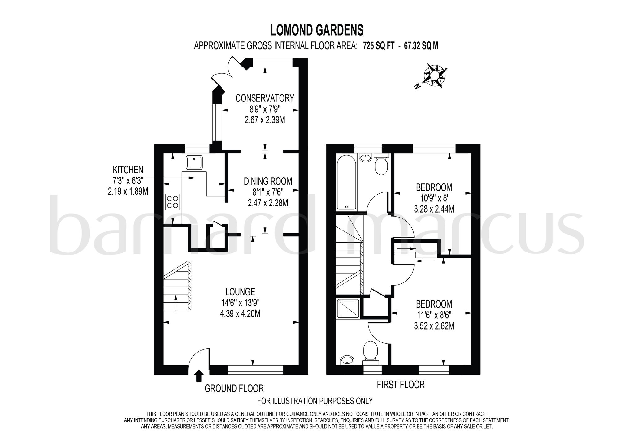 Lomond Gardens, Selsdon, South Croydon CR2, 2 bedroom end terrace house