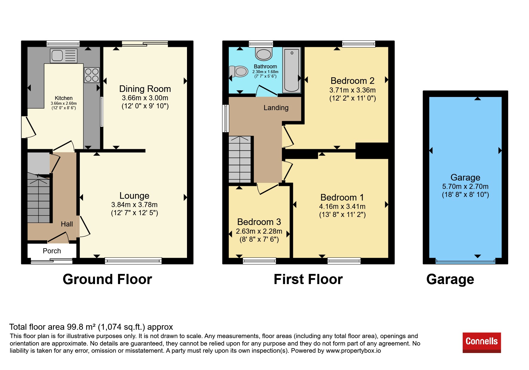 1, Cottesbrook Close, Coventry floorplan