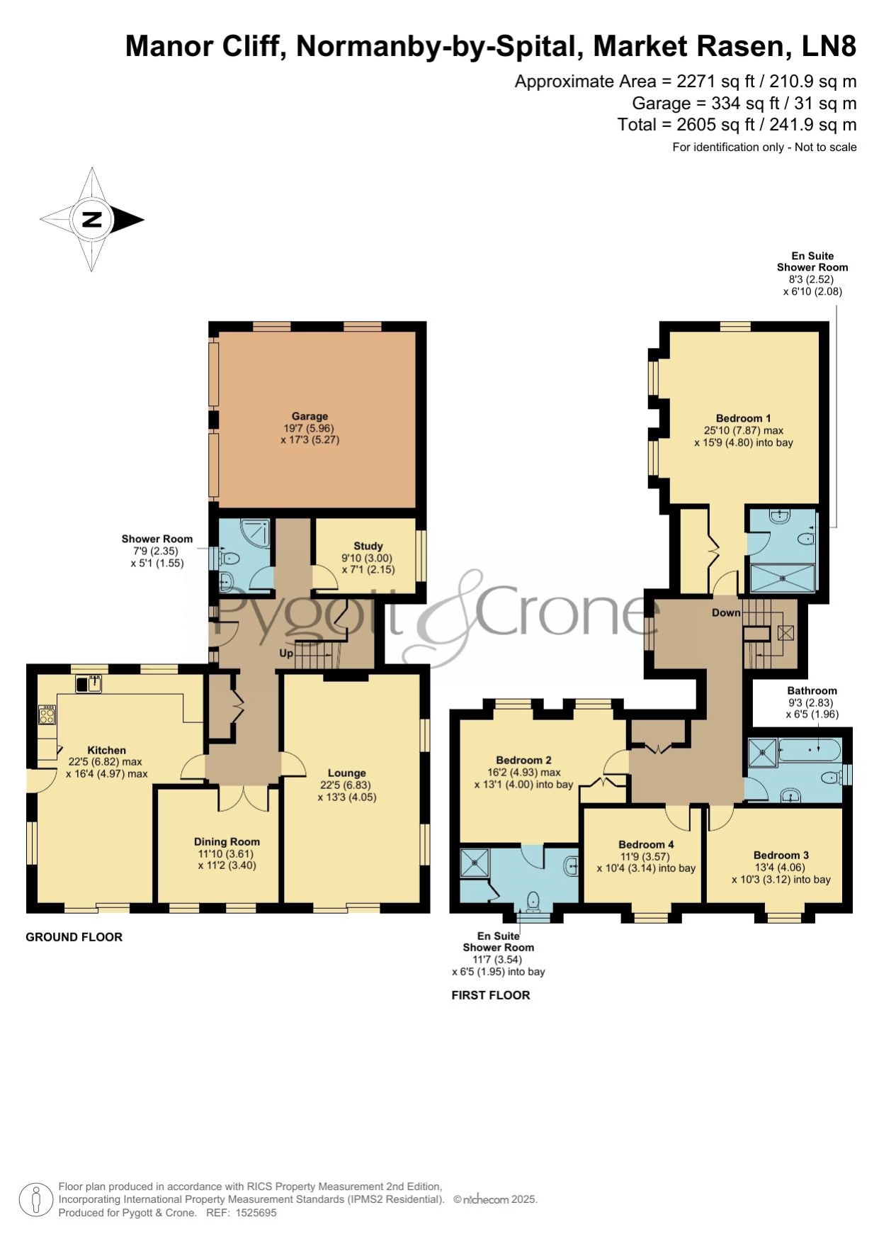 6, Manor Cliff, Market Rasen floorplan