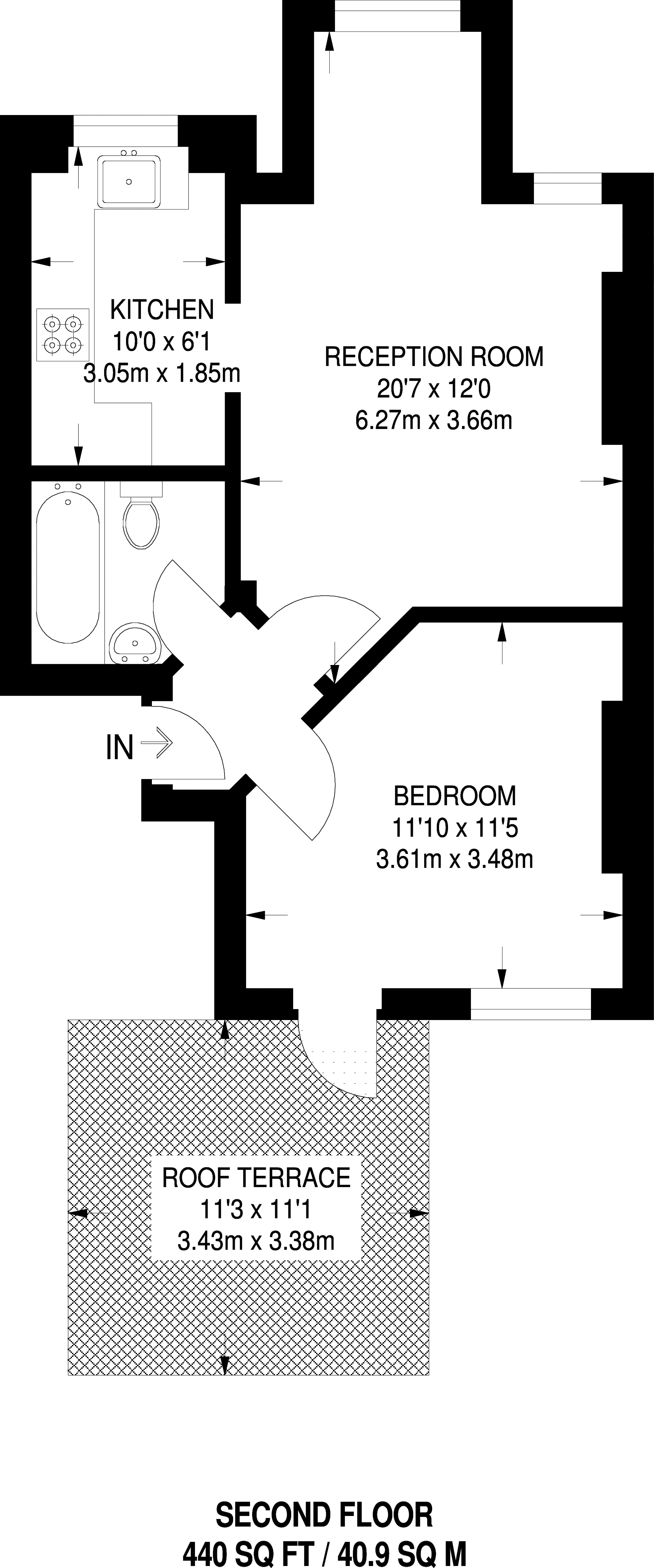 1 Bedrooms Flat to rent in Guilford Avenue, Surbiton KT5