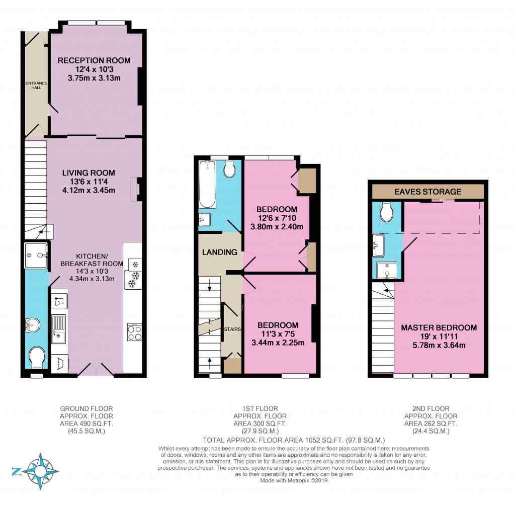 3 Bedrooms Terraced house to rent in Bennett Road, Brighton BN2